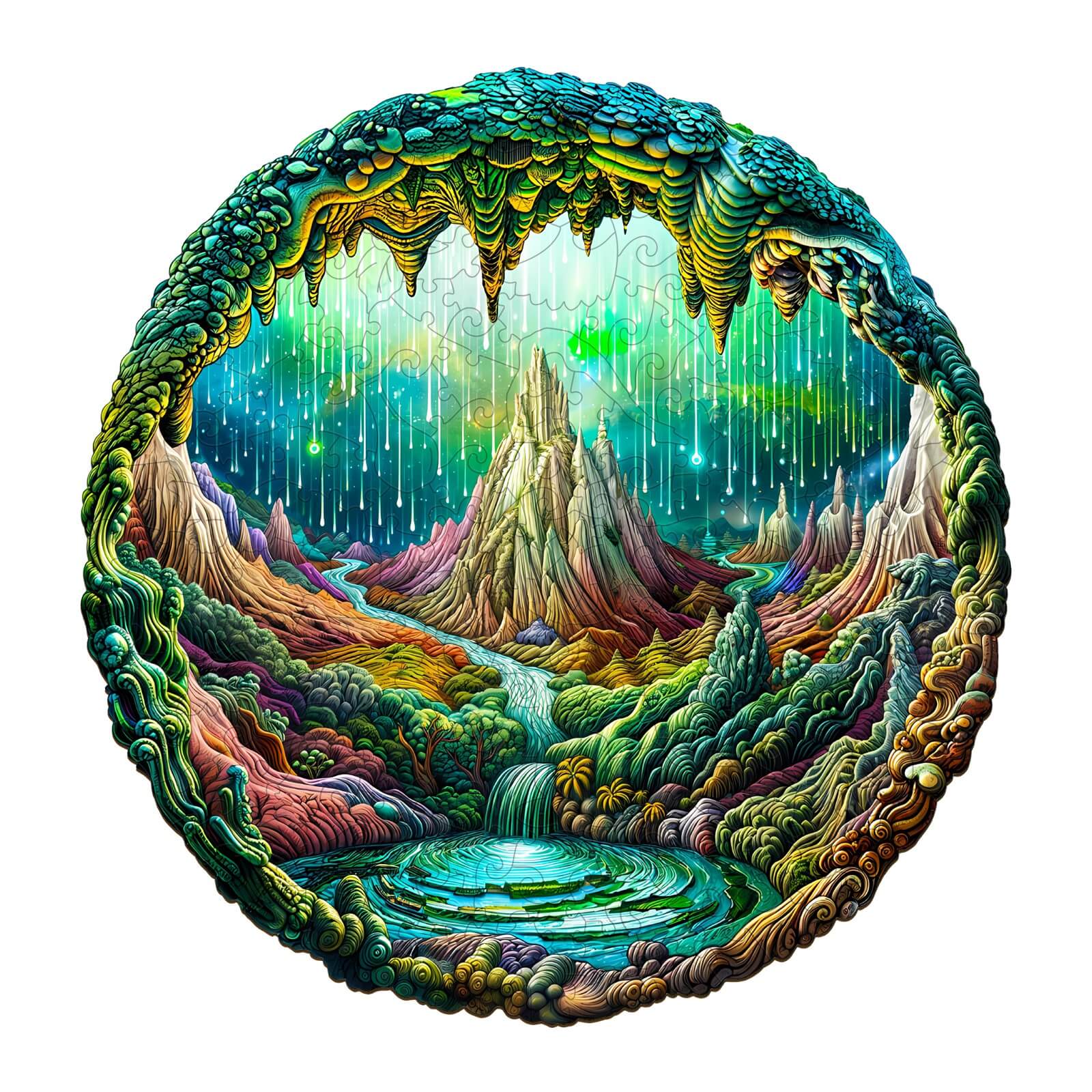 3D Aurora-1 Wooden Jigsaw Puzzle - Image 3