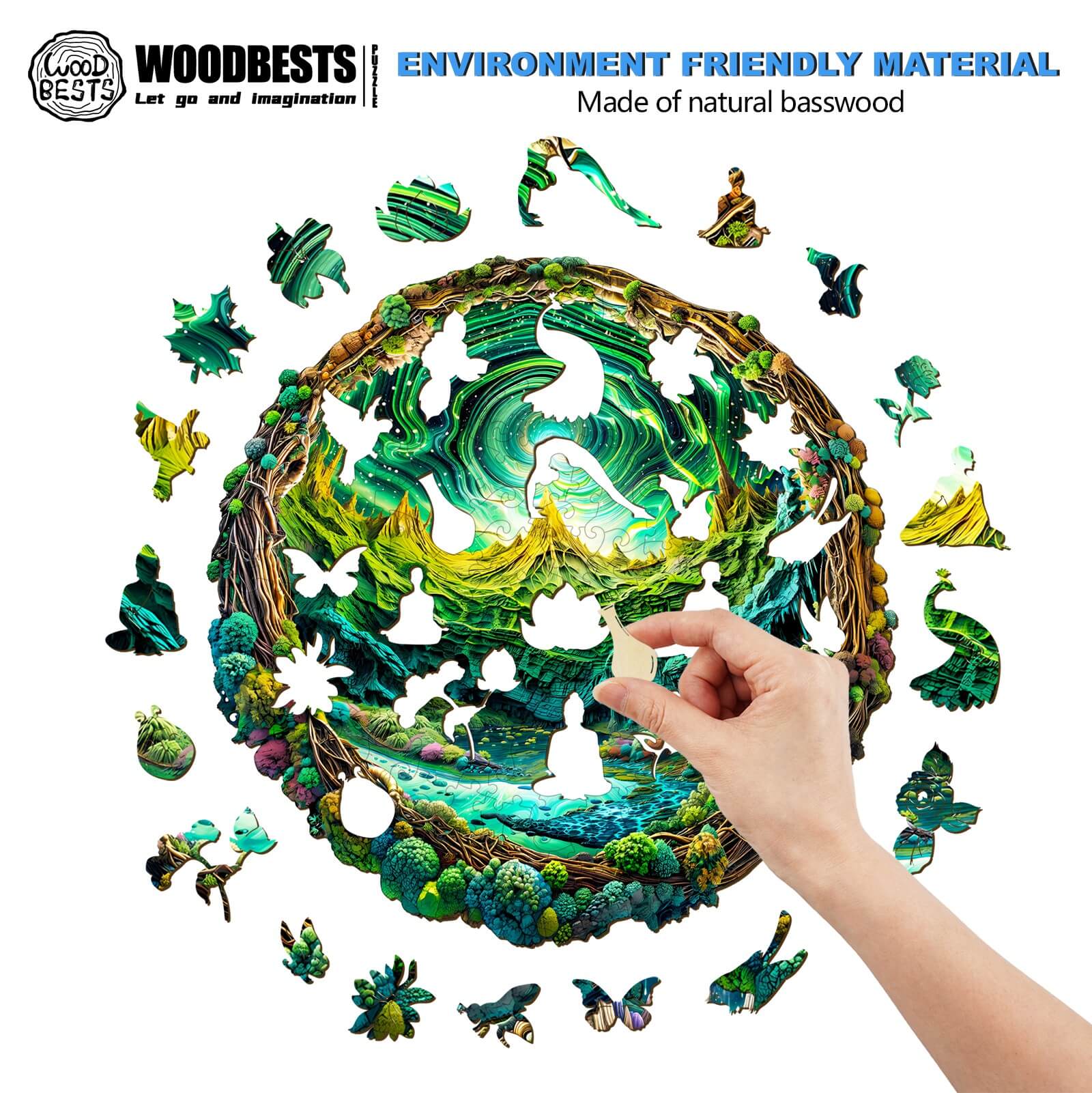 3D Aurora-2 Wooden Jigsaw Puzzle - Image 5