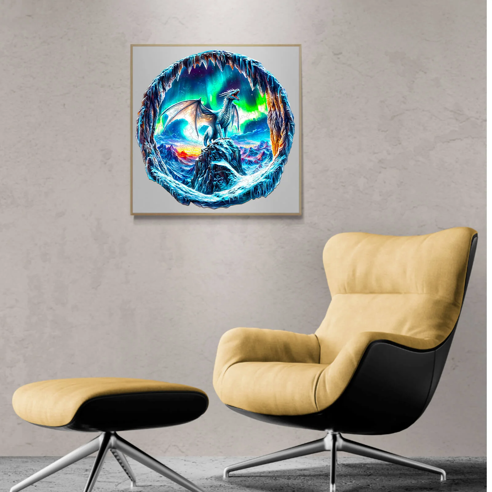 3D Aurora Dragon Wooden Jigsaw Puzzle - Image 12