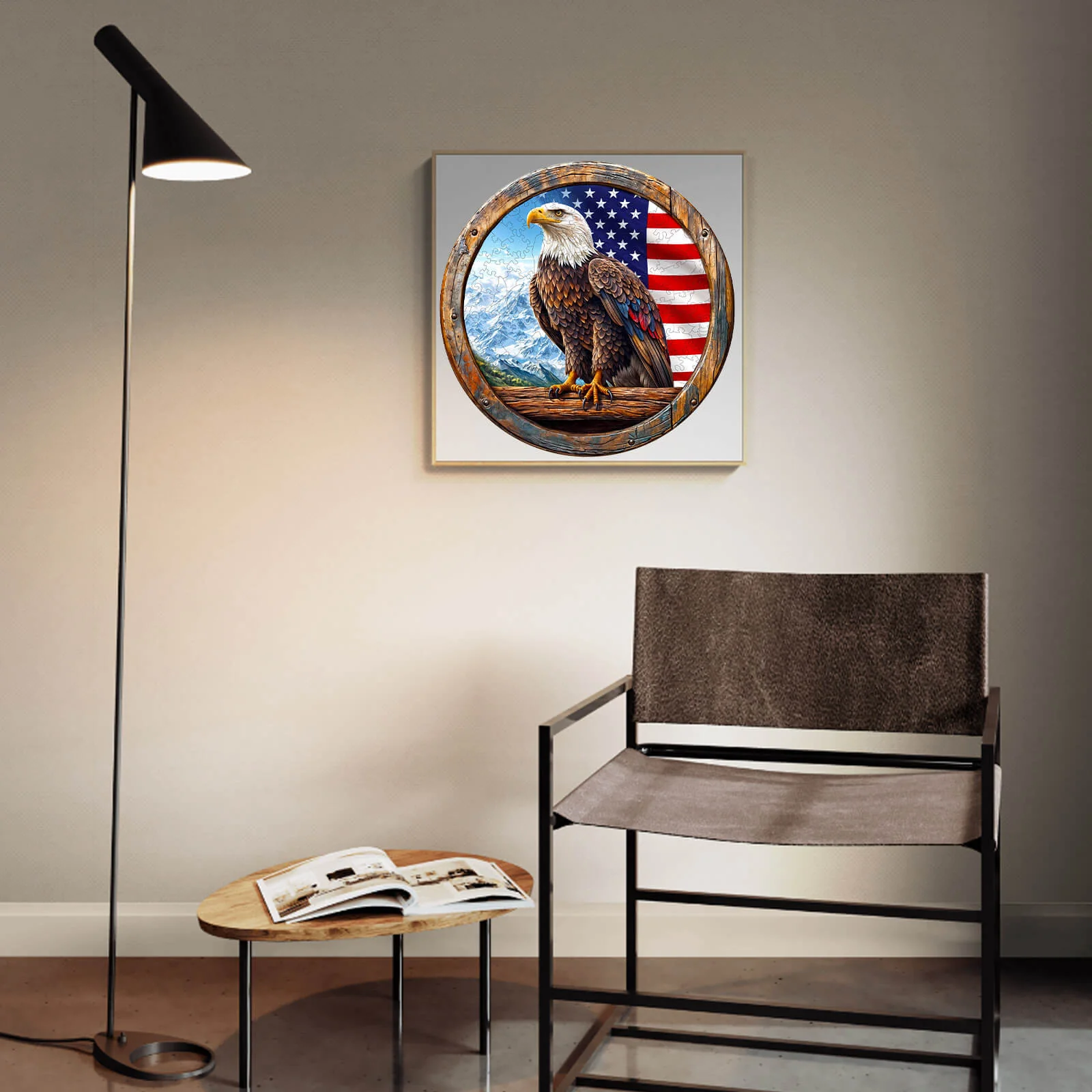 3D Bald Eagle Wooden Jigsaw Puzzle - Image 10