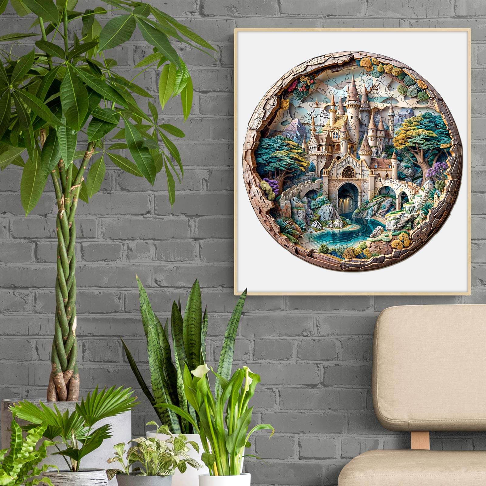 3D Castle Wooden Jigsaw Puzzle - Image 11
