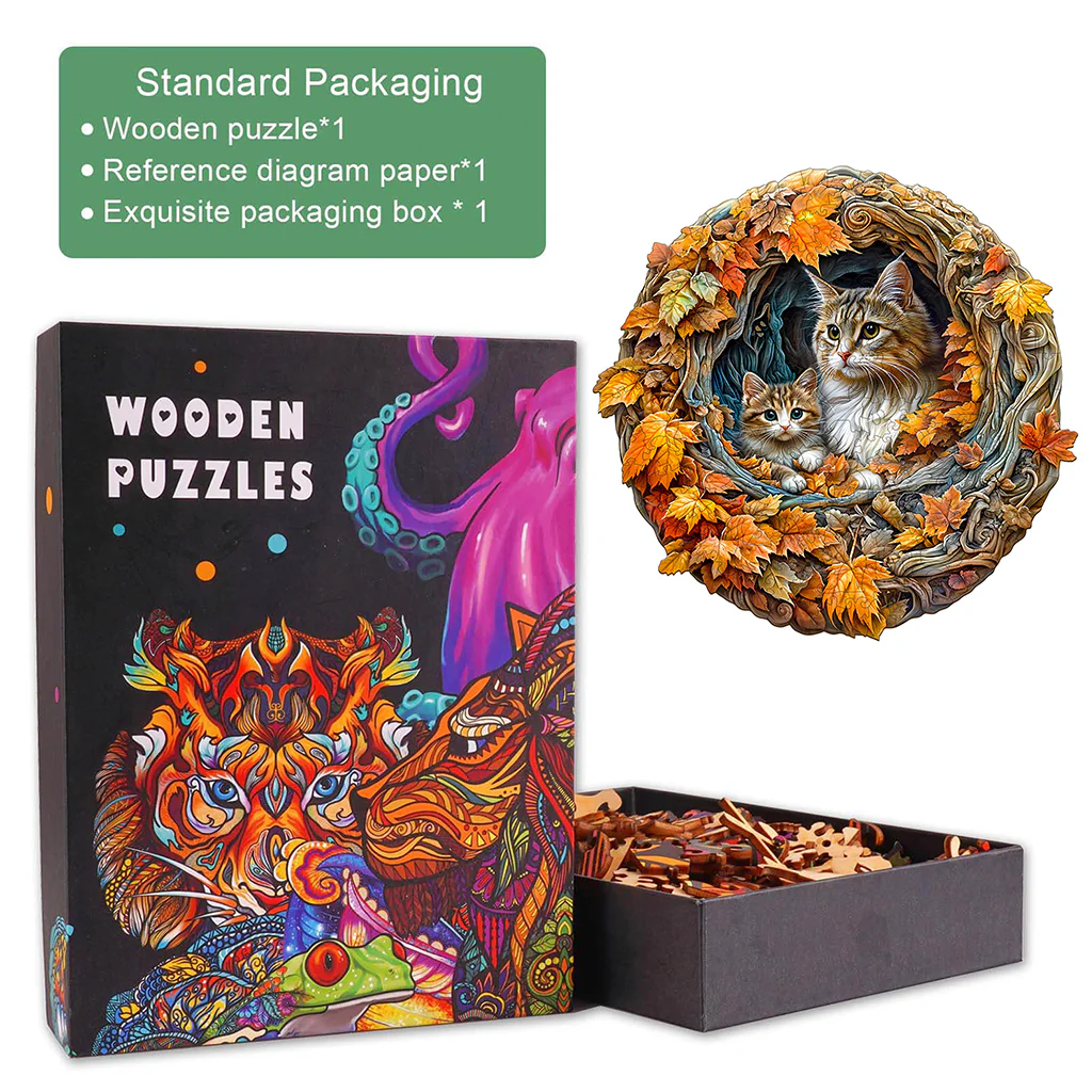 3D cat mom Jigsaw Puzzle - Image 6
