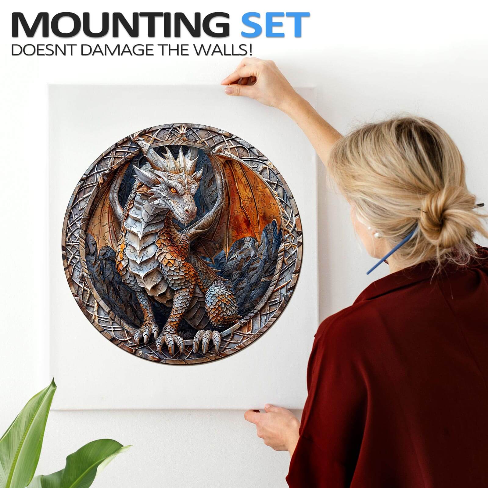3D Cave Dragon Wooden Jigsaw Puzzle - Image 11