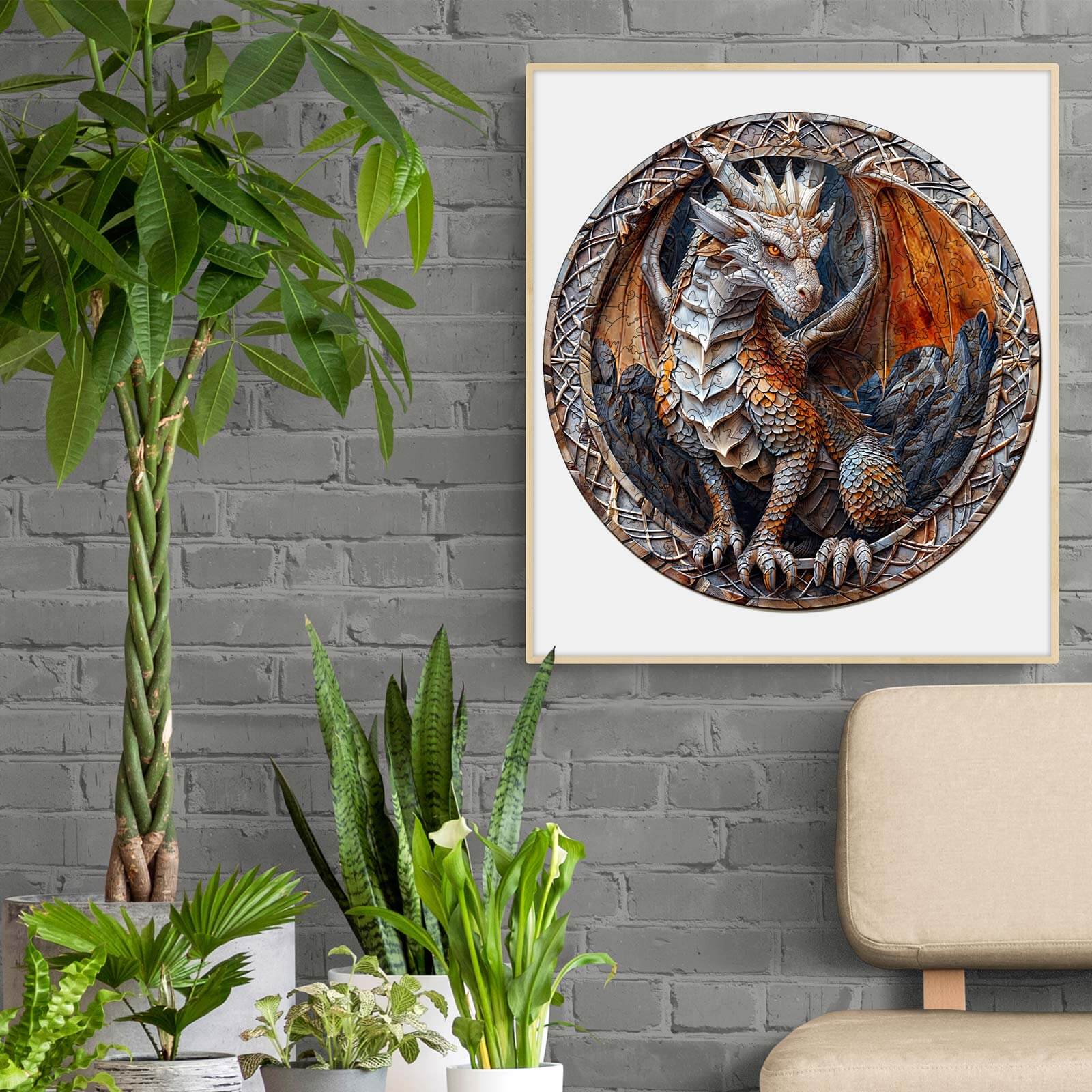 3D Cave Dragon Wooden Jigsaw Puzzle - Image 12