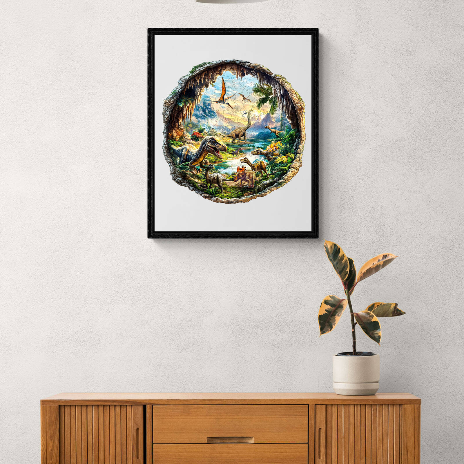 3D Cave Jurassic Wooden Jigsaw Puzzle - Image 11