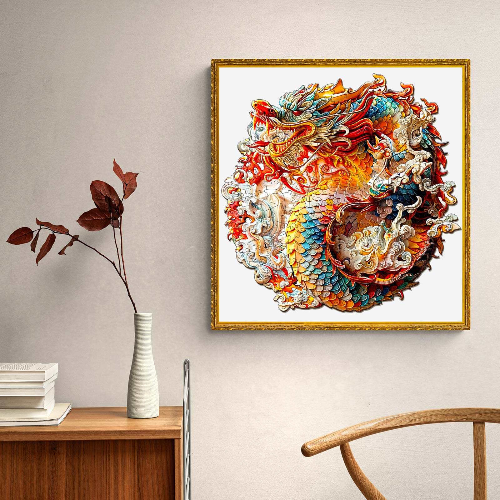 3D Chinese Dragon-1 Wooden Jigsaw Puzzle - Image 11