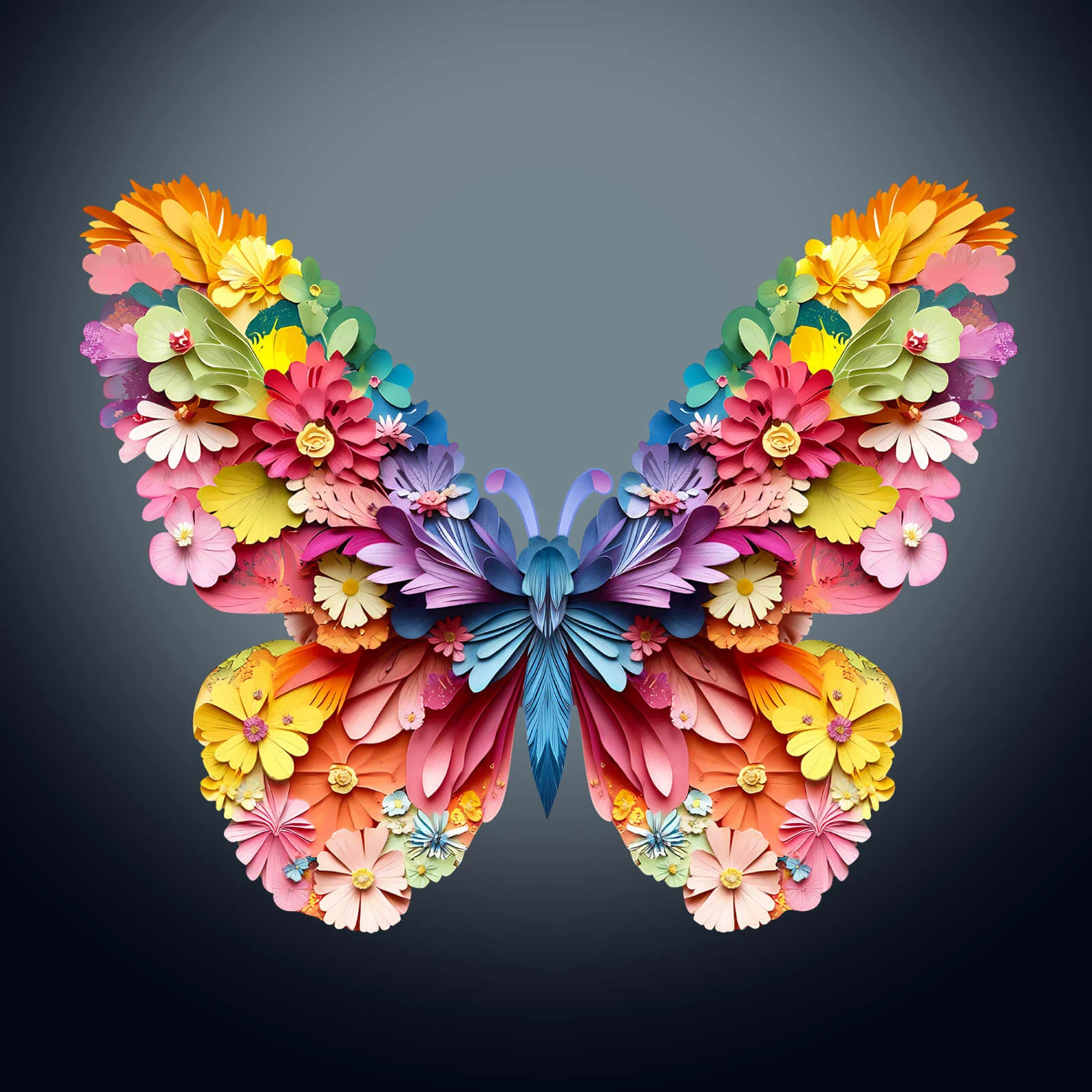 3D Colorful Butterfly Wooden Jigsaw Puzzle