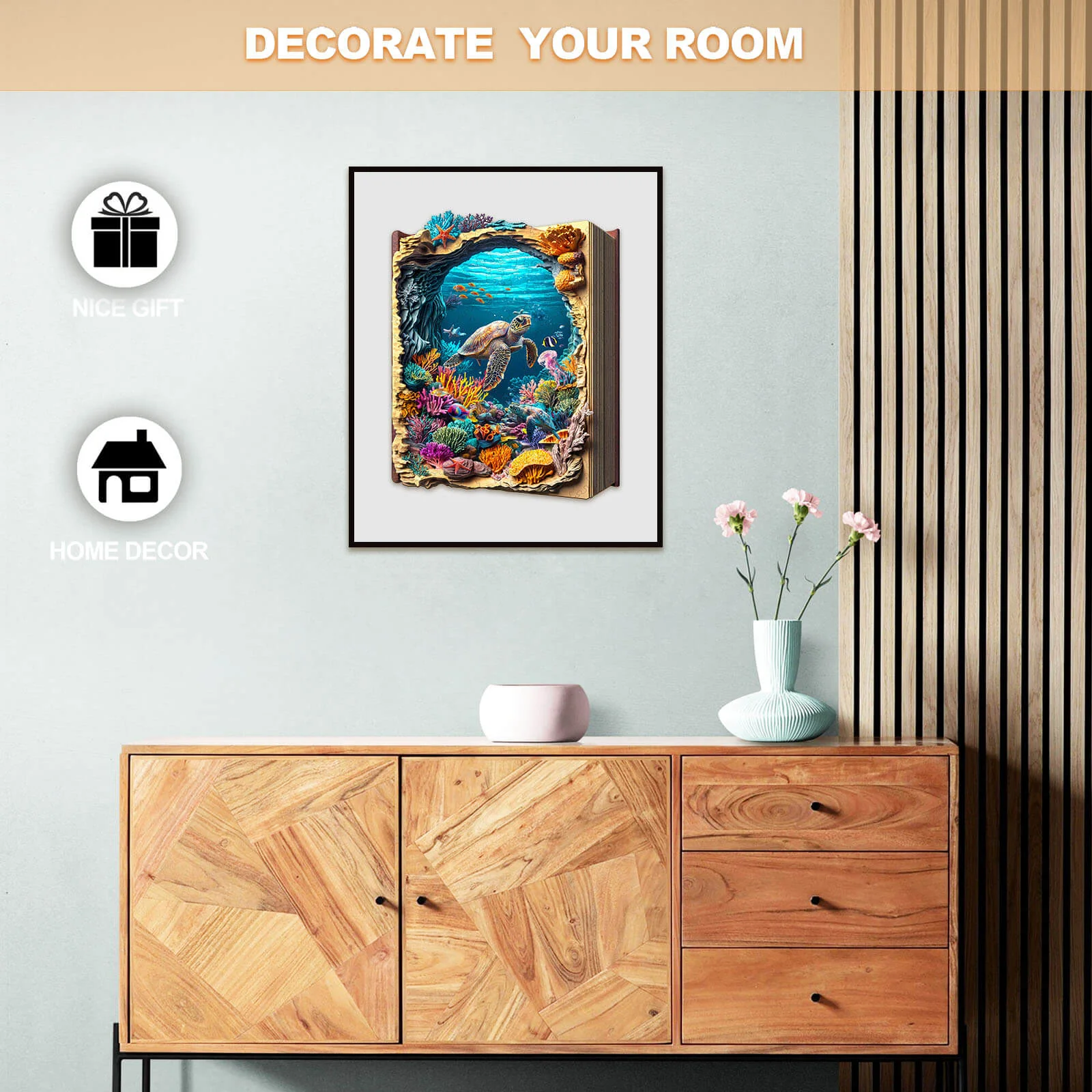 3D Deep Blue Wooden Jigsaw Puzzle - Image 10