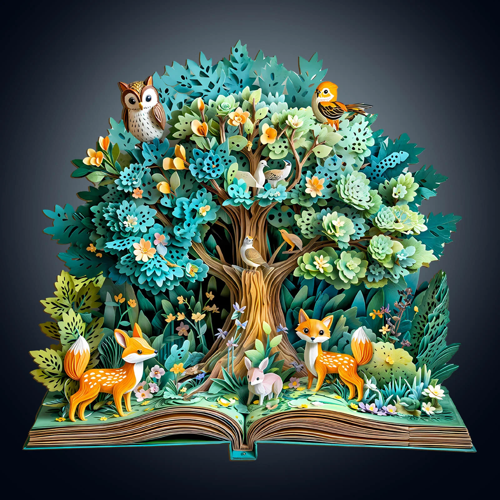 3D Forest Tales Wooden Jigsaw Puzzle - Image 2