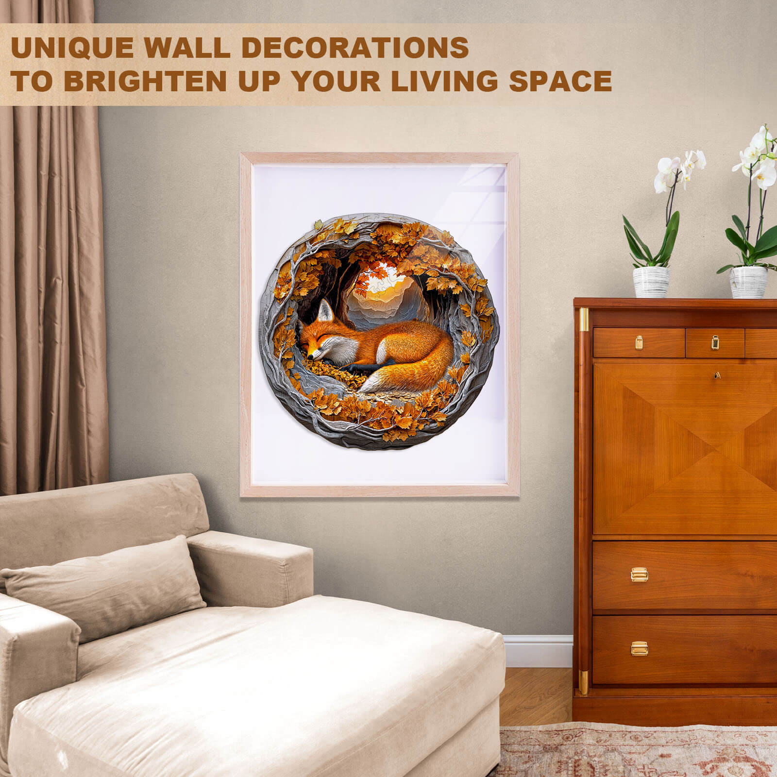 3D fox Wooden Jigsaw Puzzle - Image 11