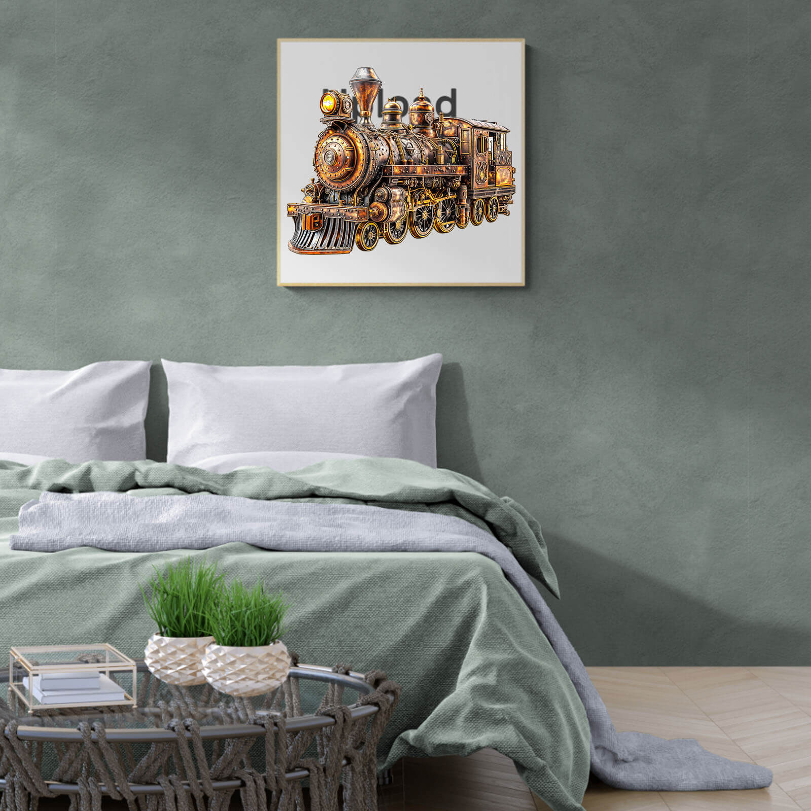 3D Mechanical Steam Train Wooden Jigsaw Puzzle - Image 12
