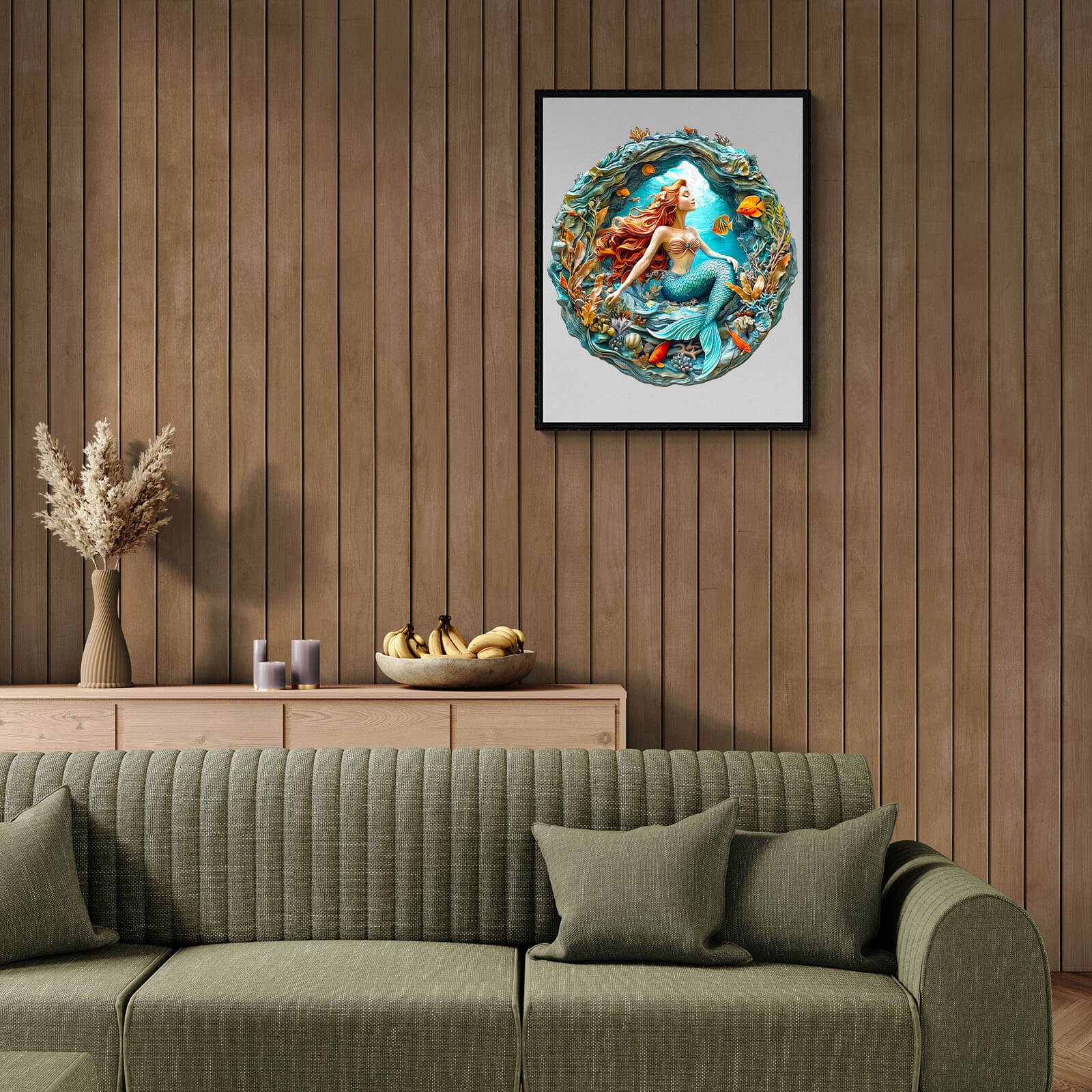 3D Mermaid's Secret Cave Wooden Jigsaw Puzzle - Image 11