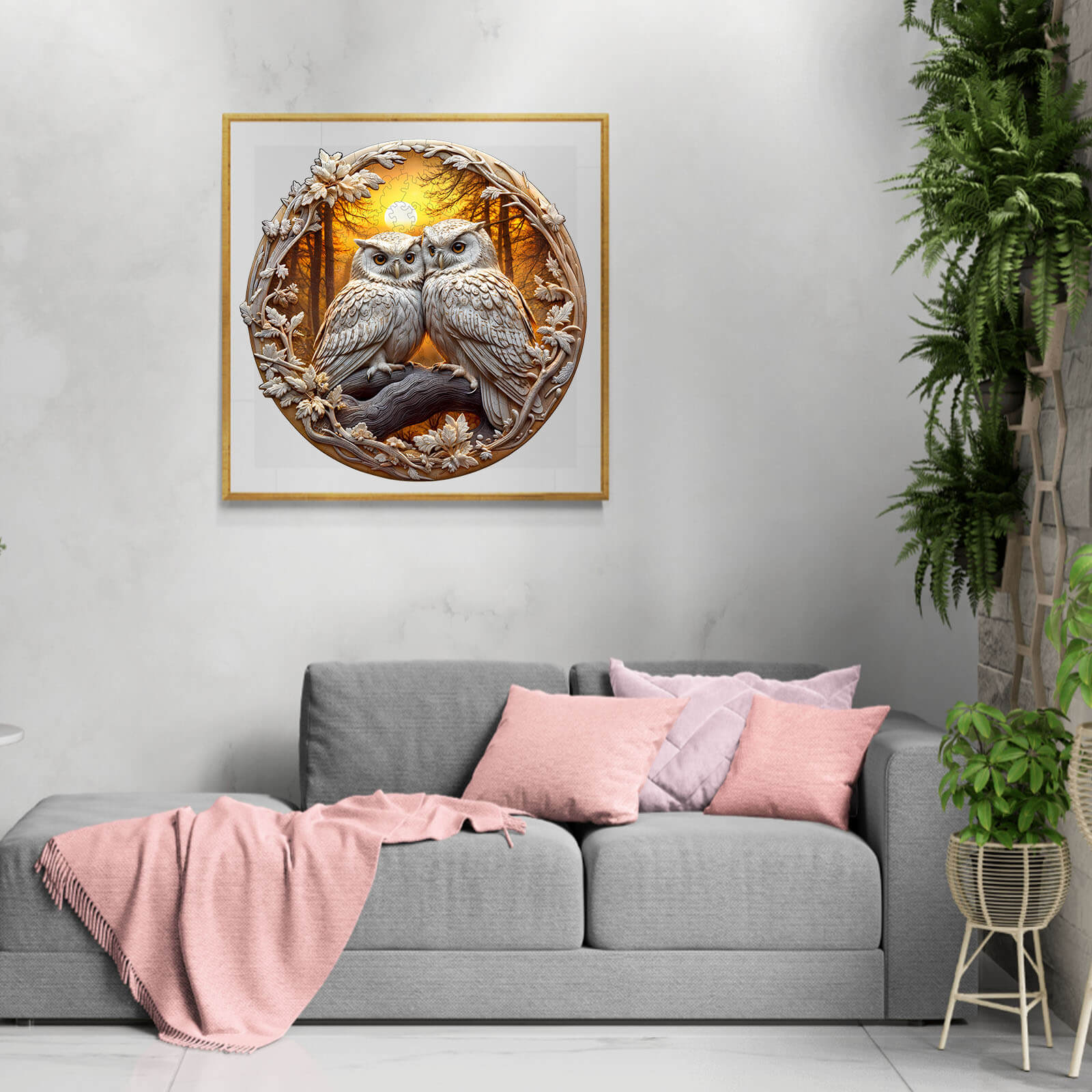 3D Owl-3 Wooden Jigsaw Puzzle - Image 12