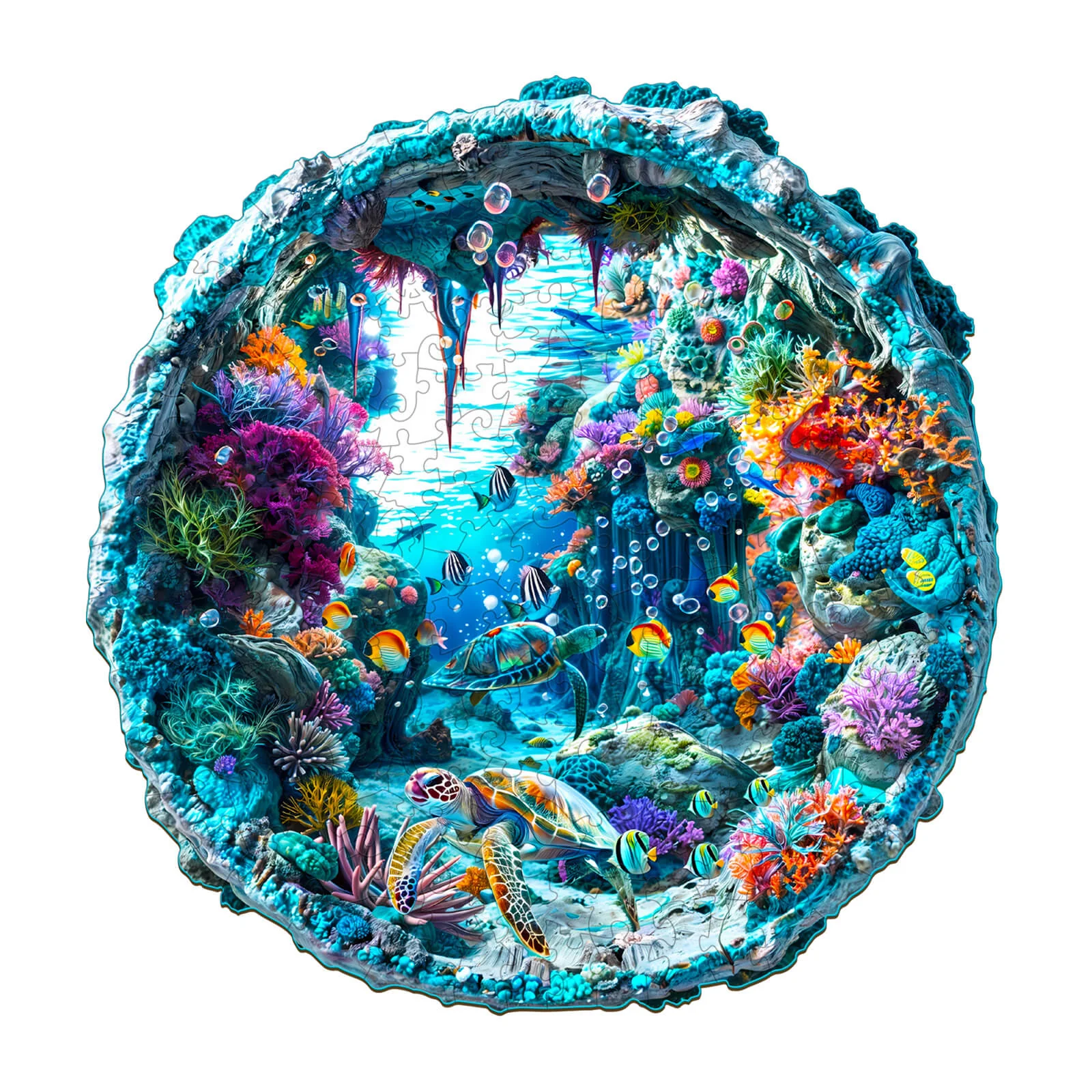 3D Seabed Wooden Jigsaw Puzzle - Image 3