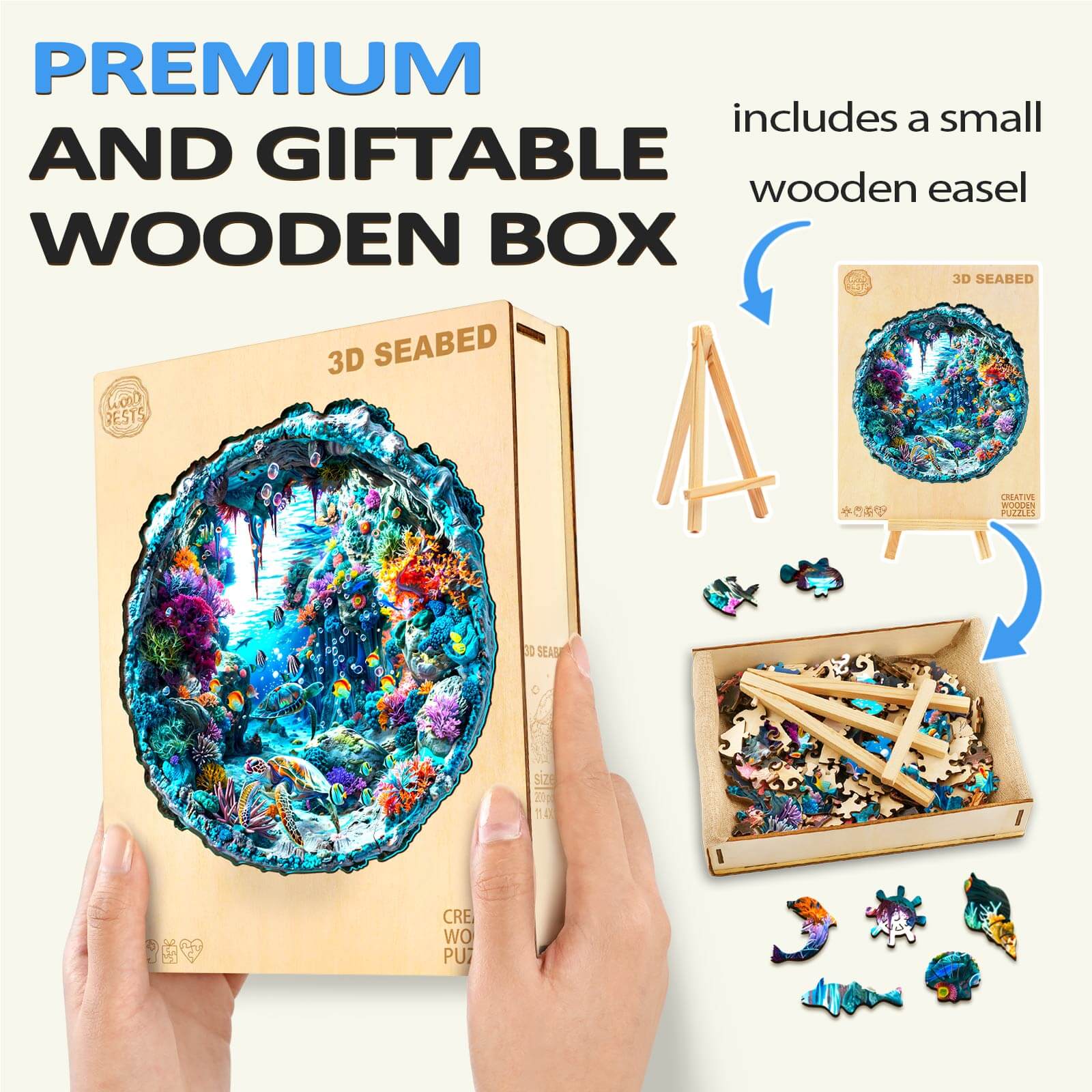 3D Seabed Wooden Jigsaw Puzzle - Image 8