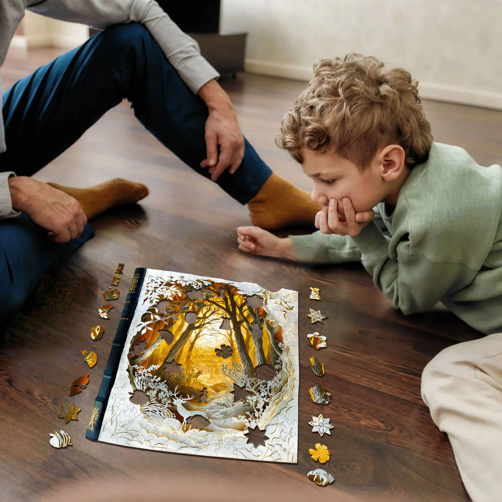 3D Silent forest Wooden Jigsaw Puzzle - Image 10