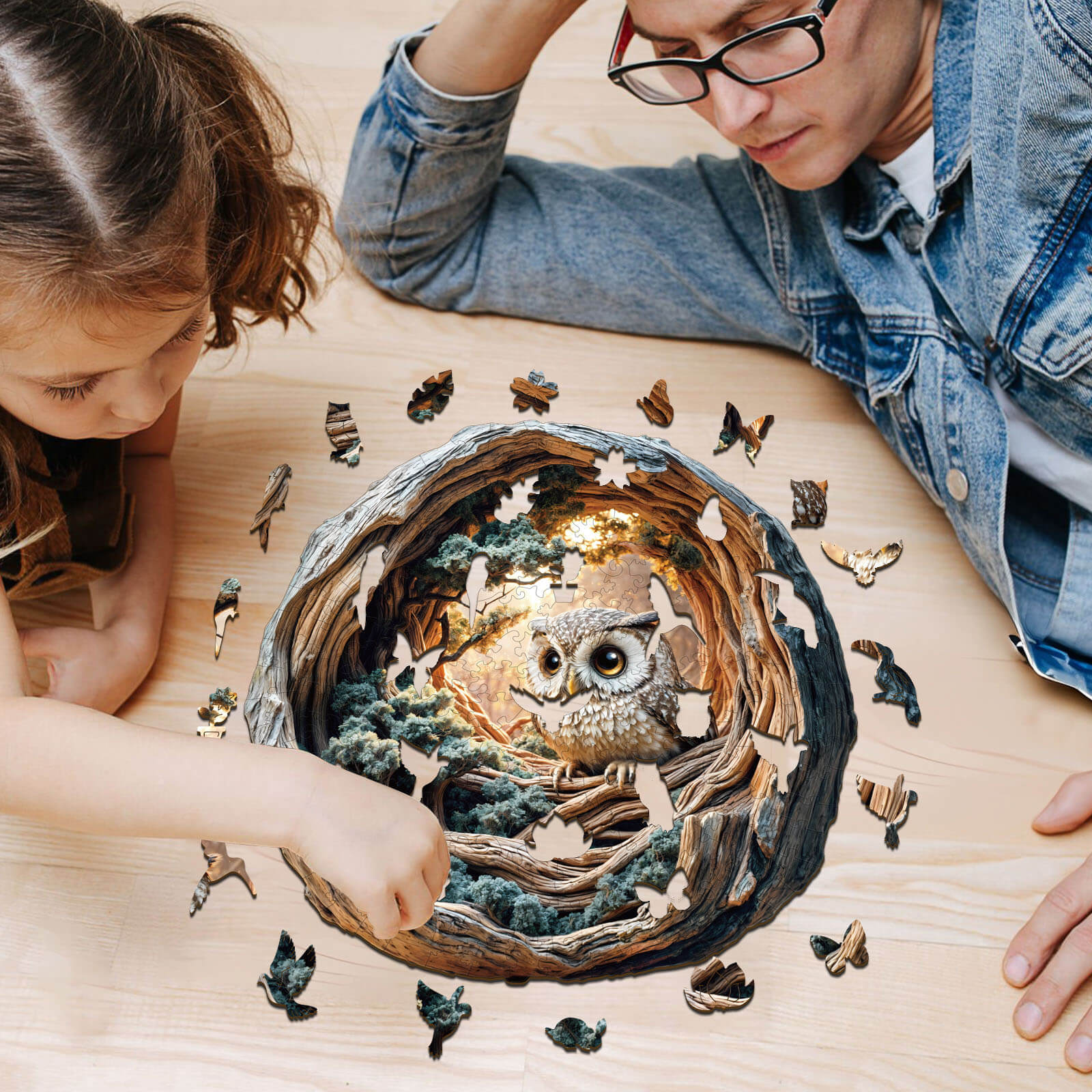 3D Silent Wisdom Wooden Jigsaw Puzzle - Image 10