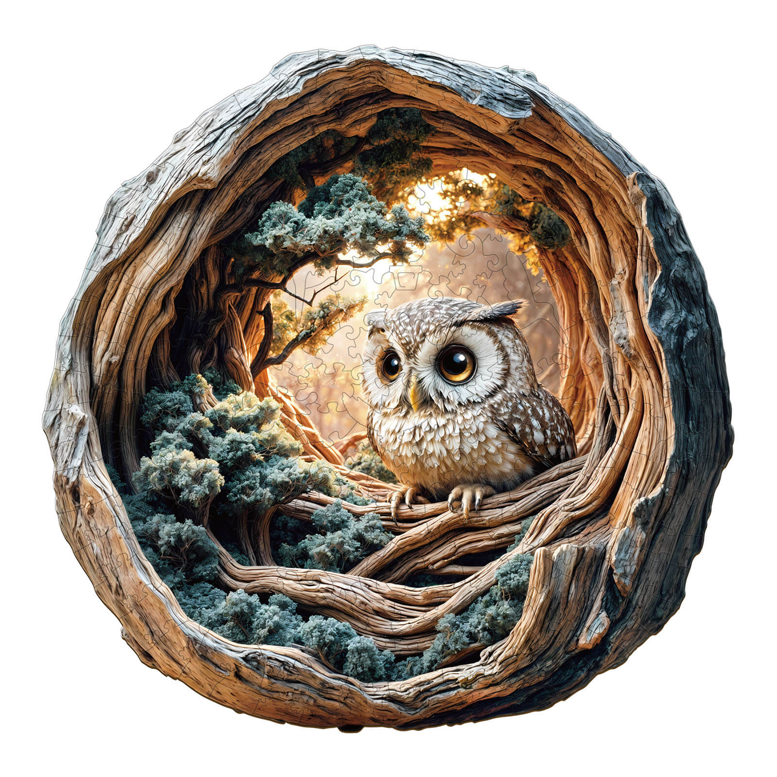 3D Silent Wisdom Wooden Jigsaw Puzzle - Image 3