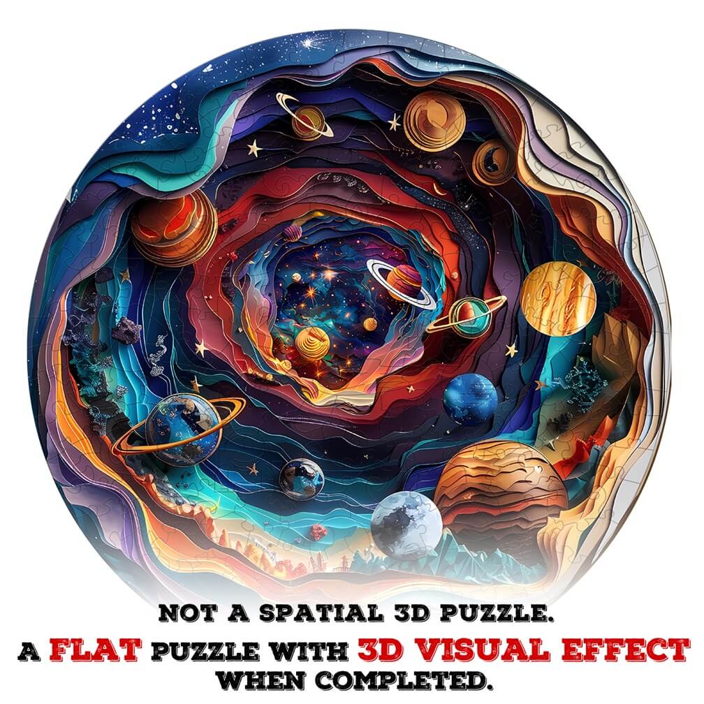 3D Universe Wooden Jigsaw Puzzle - Image 7