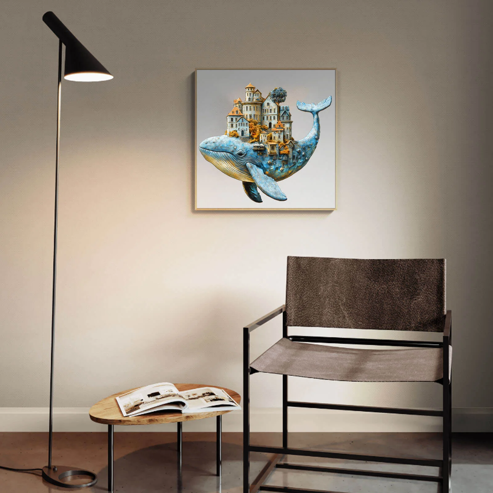 3D Whale City Wooden Jigsaw Puzzle - Image 12
