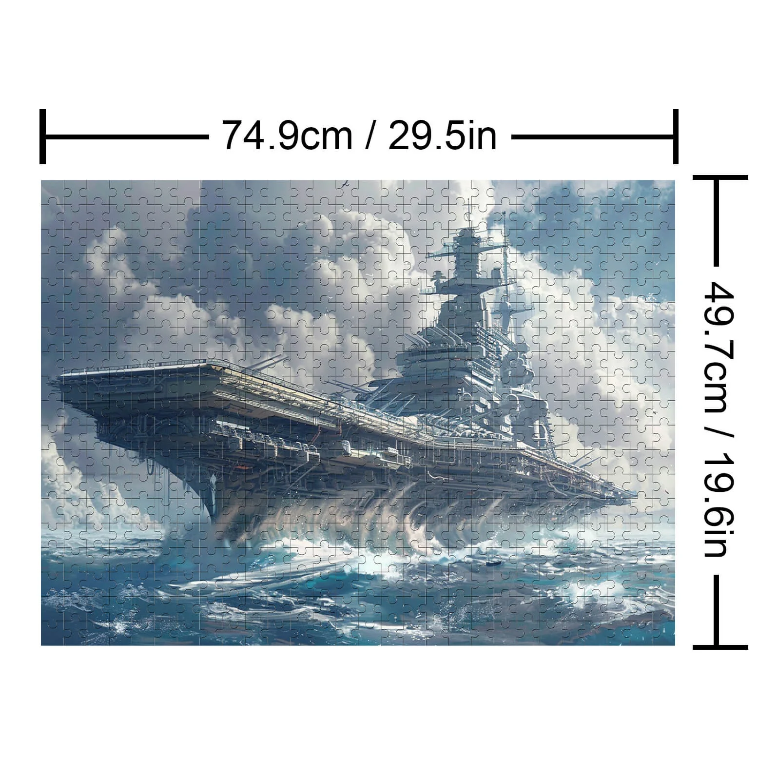 Aircraft Carrier 500 / 1000 Piece Puzzle - Image 4