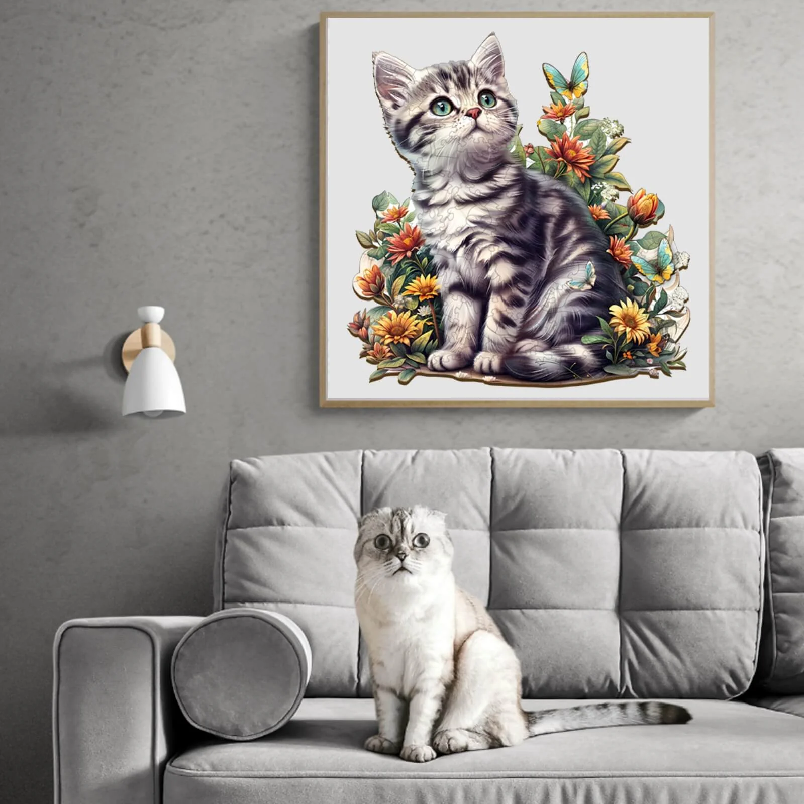 American Shorthair Wooden Jigsaw Puzzle - Image 9