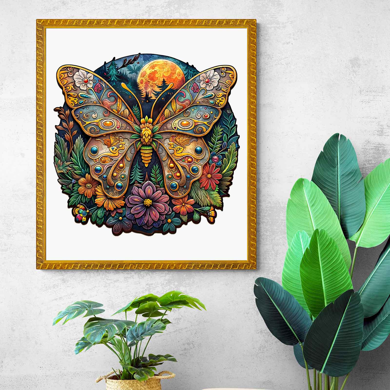 Ancient Butterfly-1 Wooden Jigsaw Puzzle - Image 9
