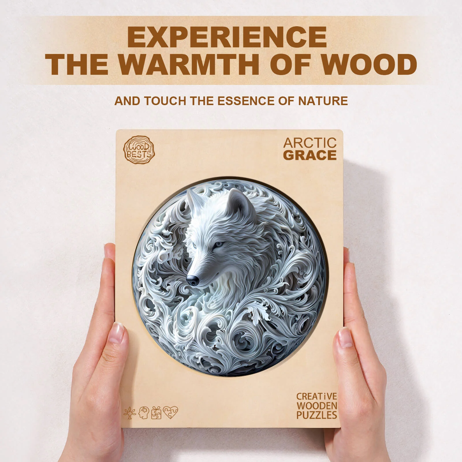 Arctic Grace Wooden Jigsaw Puzzle - Image 5