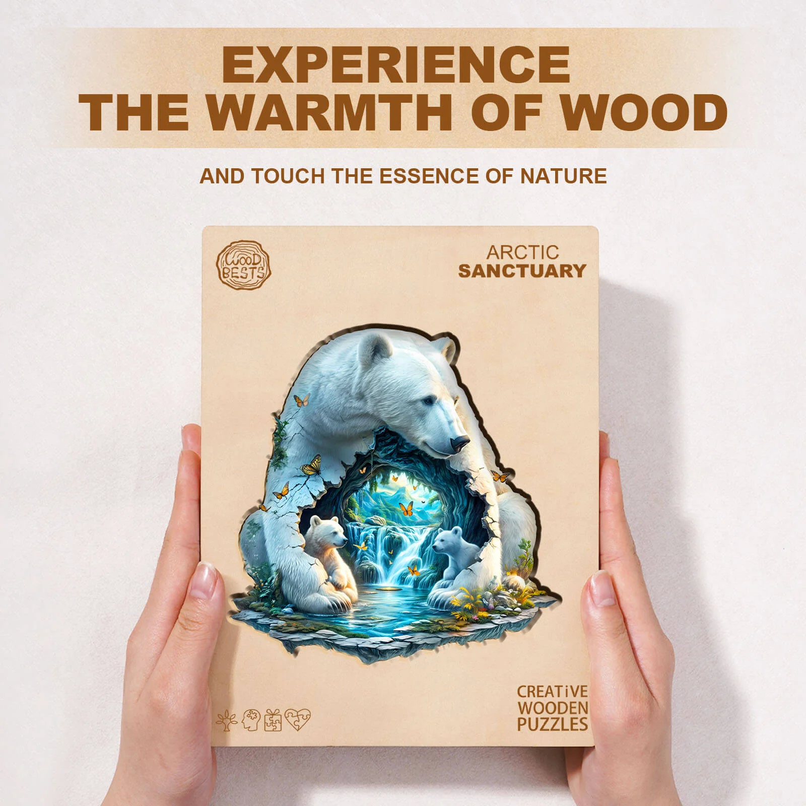 Arctic Sanctuary Wooden Jigsaw Puzzle - Image 5