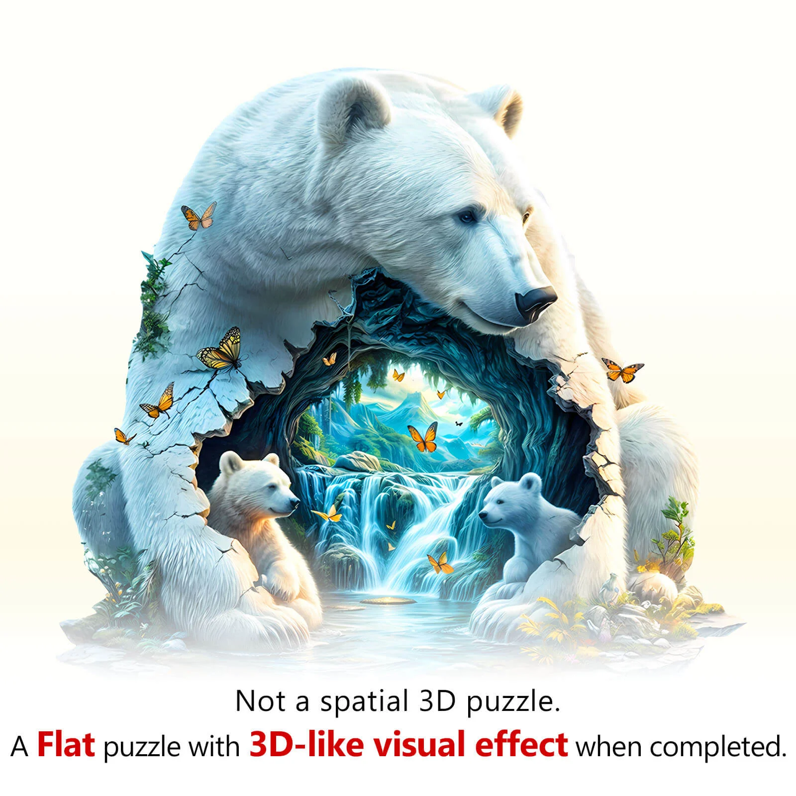 Arctic Sanctuary Wooden Jigsaw Puzzle - Image 9