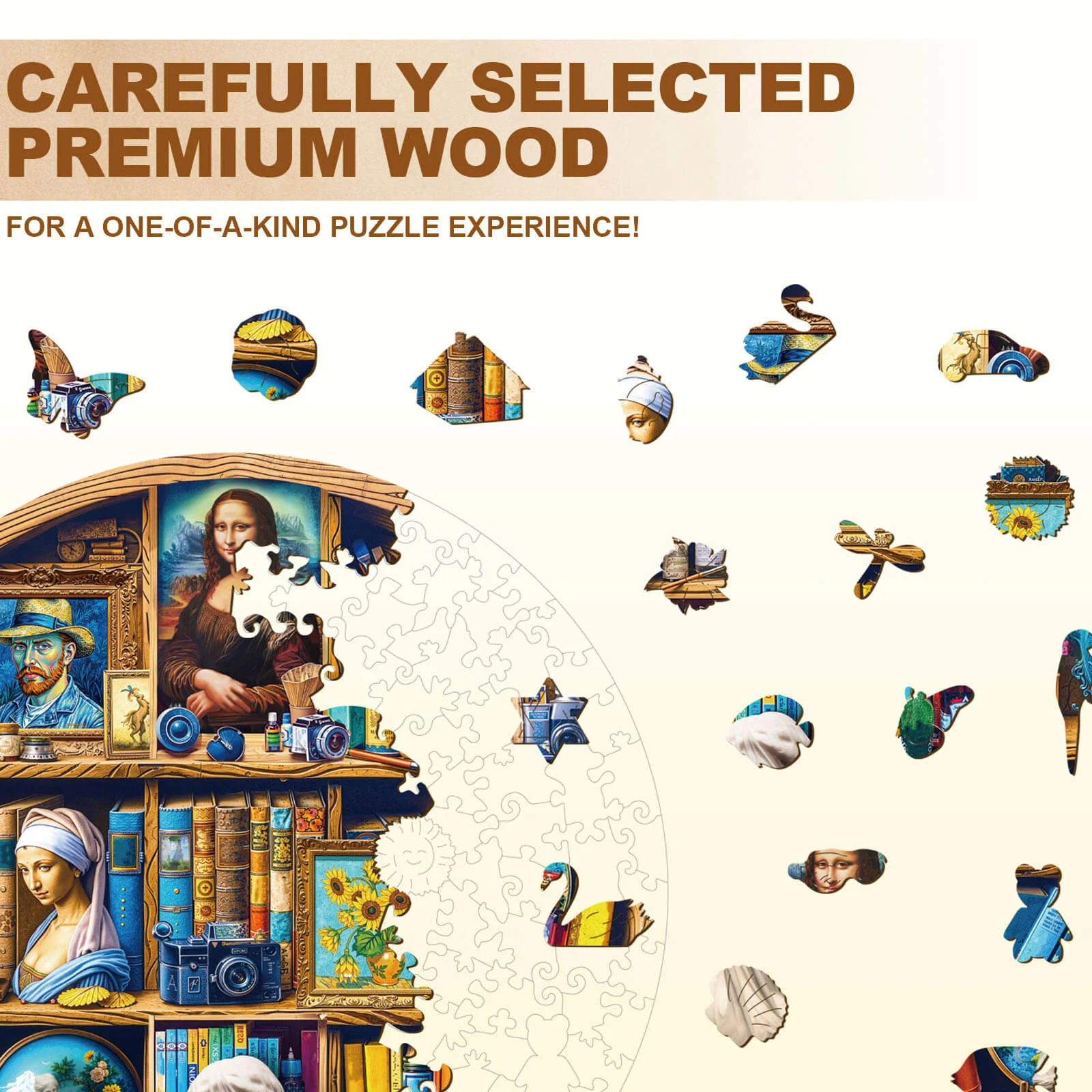 Artist Closet Wooden Jigsaw Puzzle - Image 2