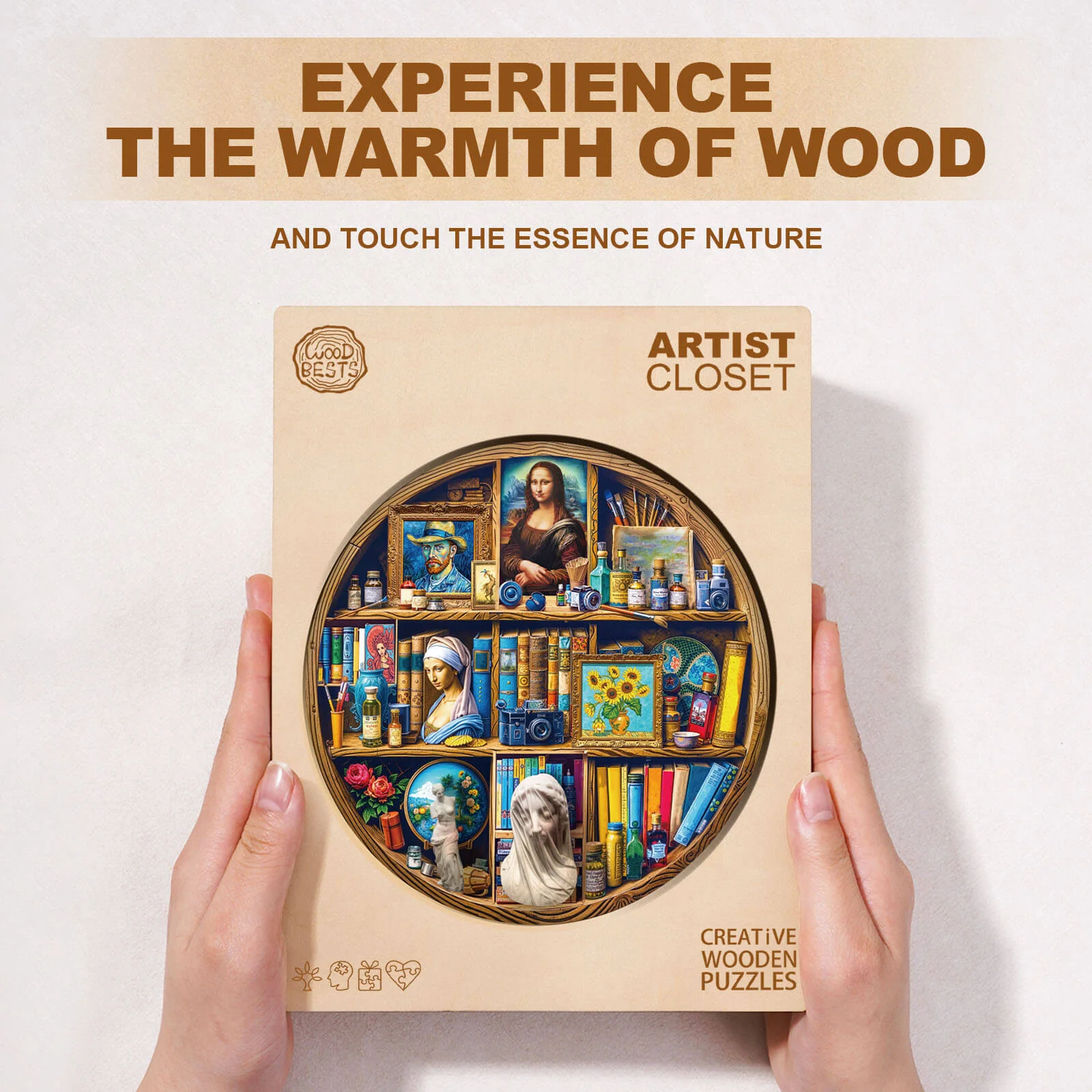 Artist Closet Wooden Jigsaw Puzzle - Image 6