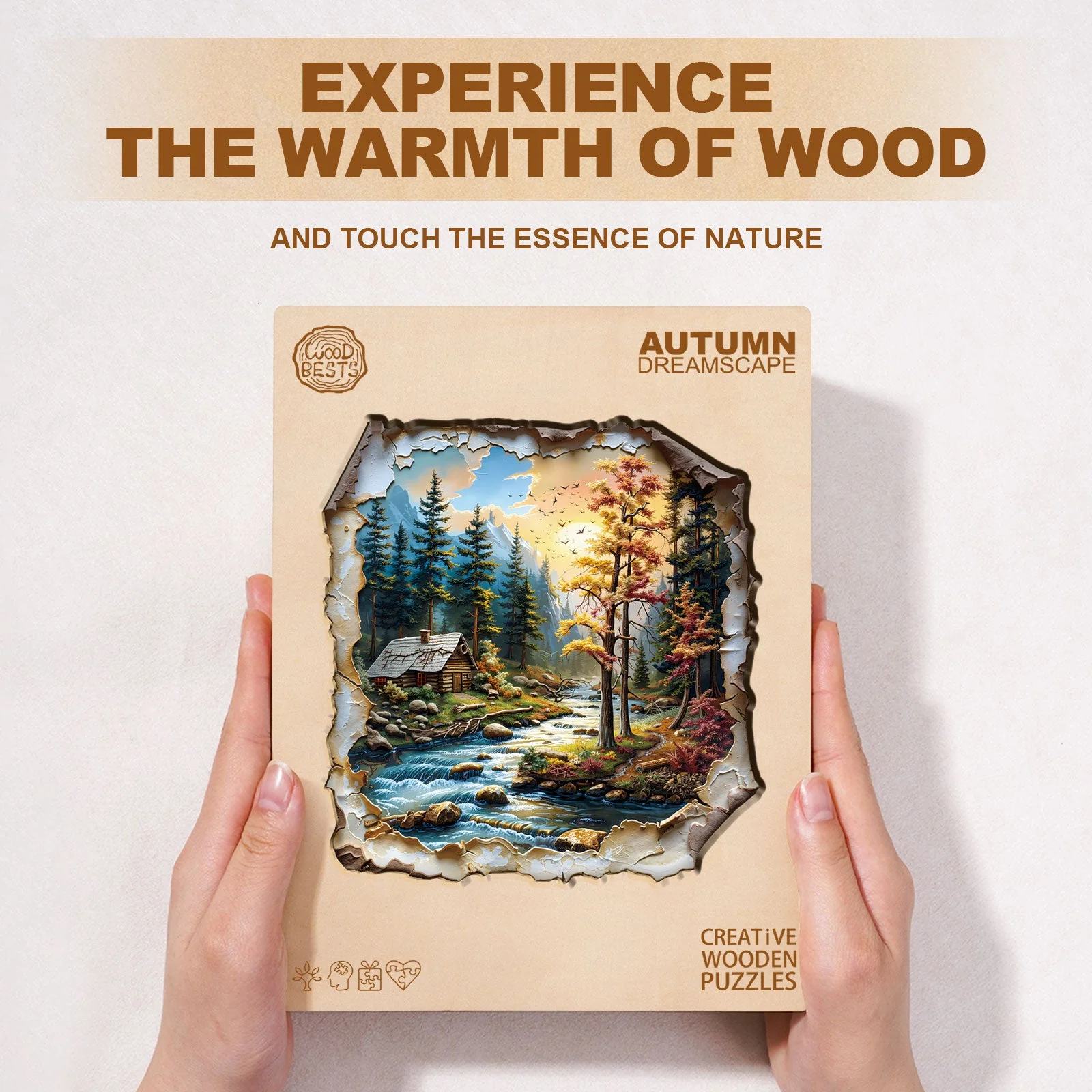 Autumn Dreamscape Wooden Jigsaw Puzzle - Image 5