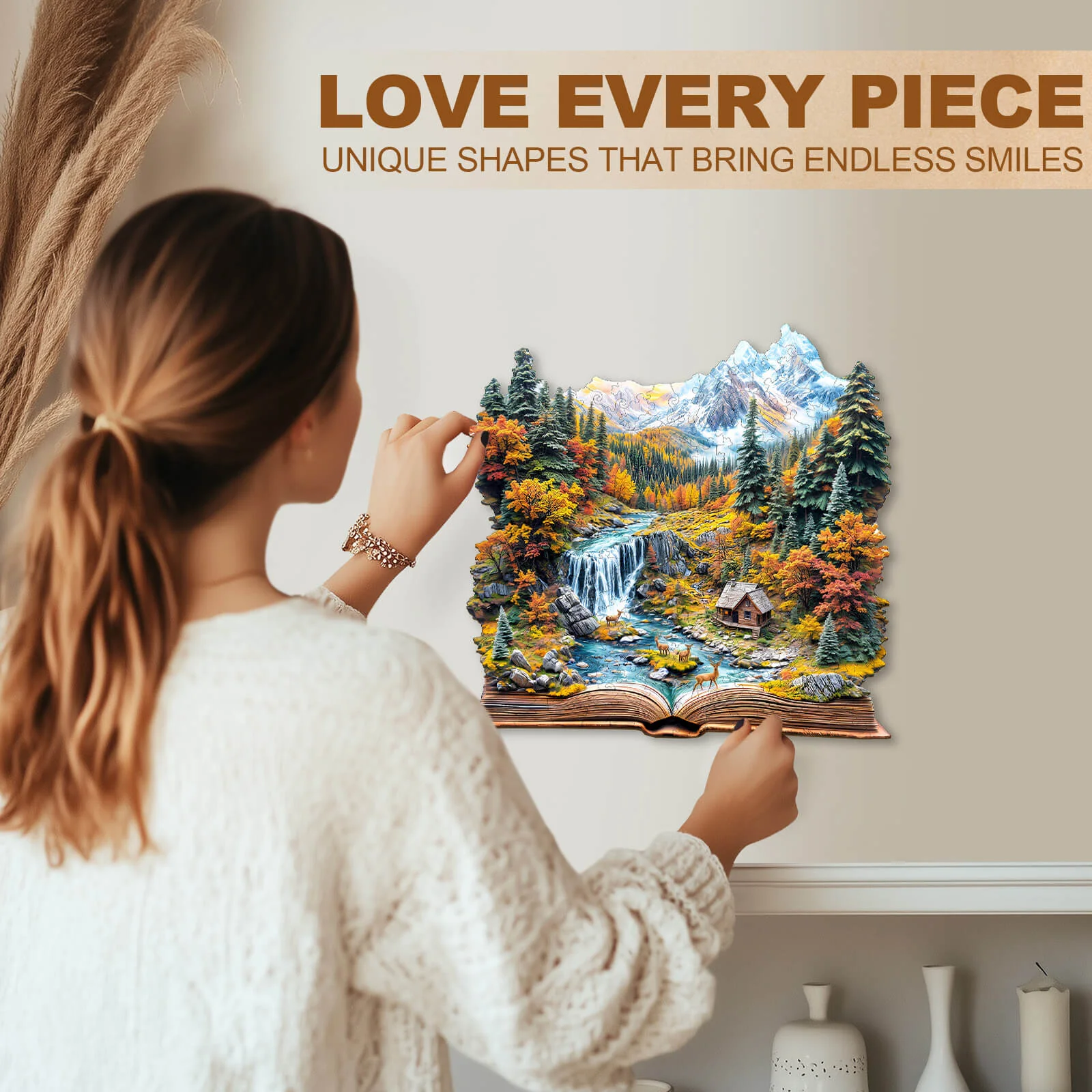 Autumn Wonderland Wooden Jigsaw Puzzle - Image 11