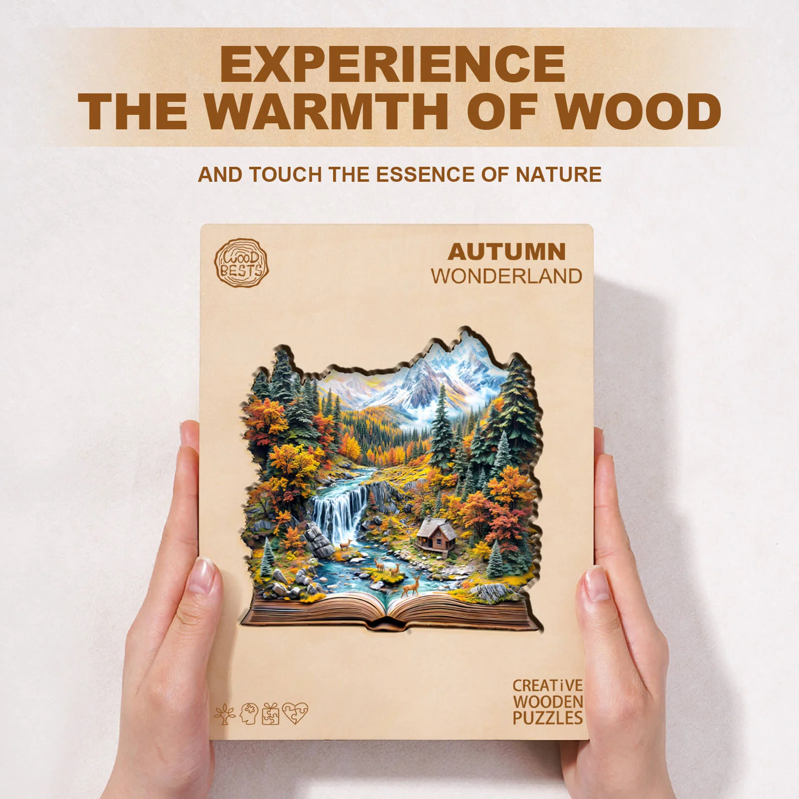 Autumn Wonderland Wooden Jigsaw Puzzle - Image 5