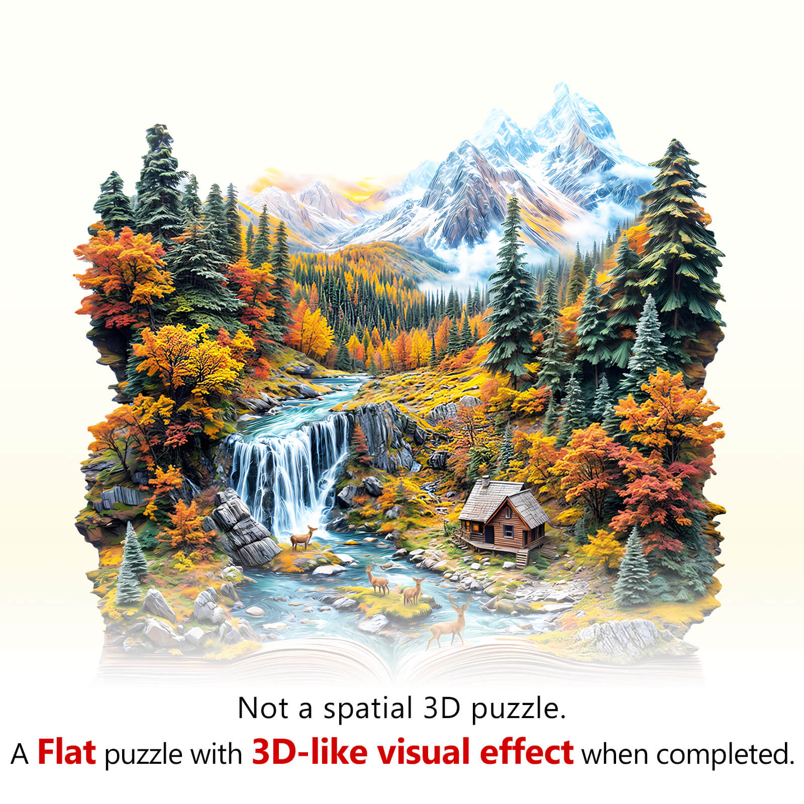 Autumn Wonderland Wooden Jigsaw Puzzle - Image 9