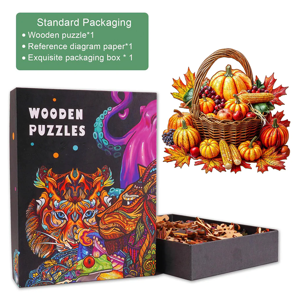 Autumn Wooden Jigsaw Puzzle - Image 6