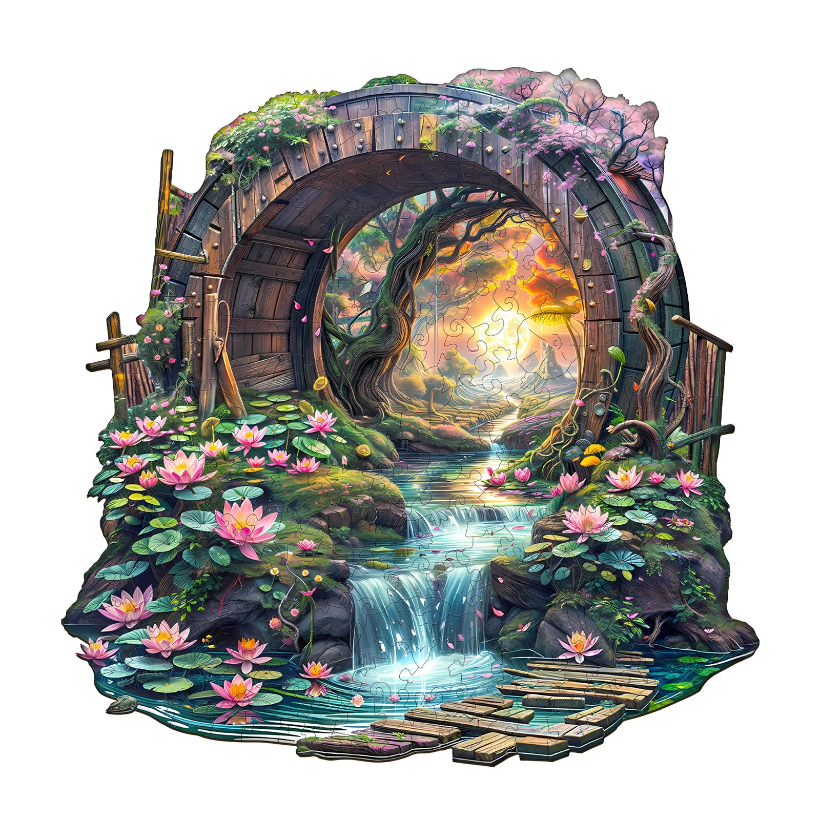 Barrel of Summer Wooden Jigsaw Puzzle