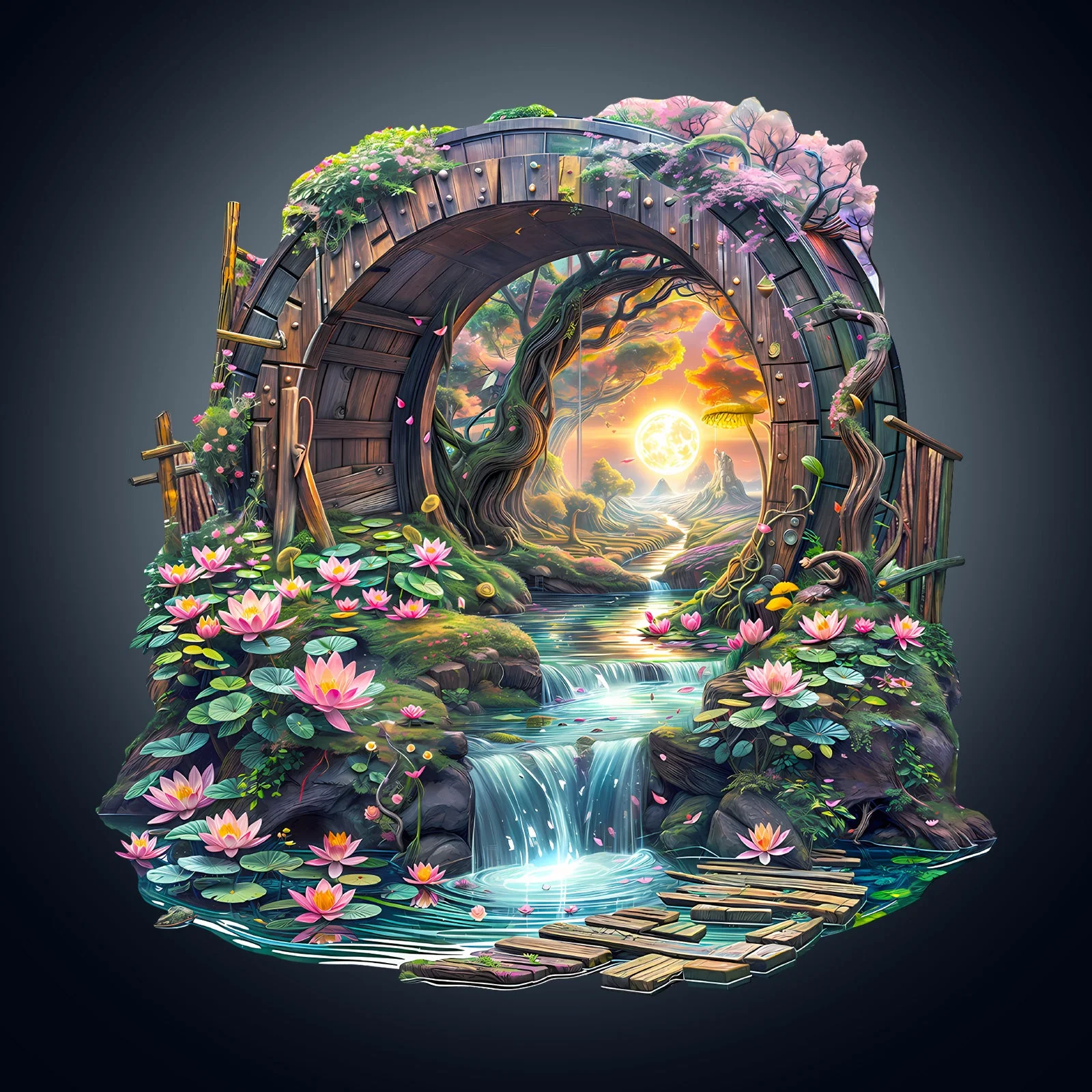 Barrel of Summer Wooden Jigsaw Puzzle - Image 2