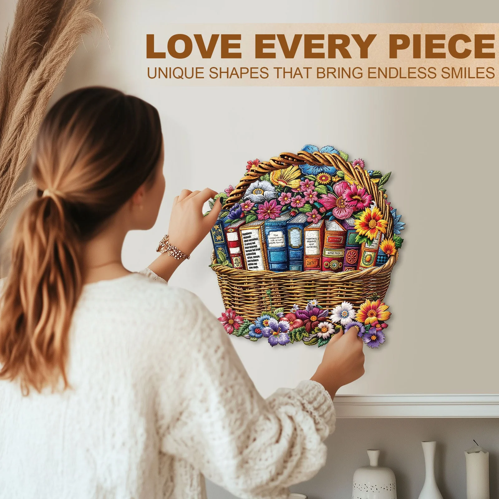 Basket of Knowledge Wooden Jigsaw Puzzle - Image 10