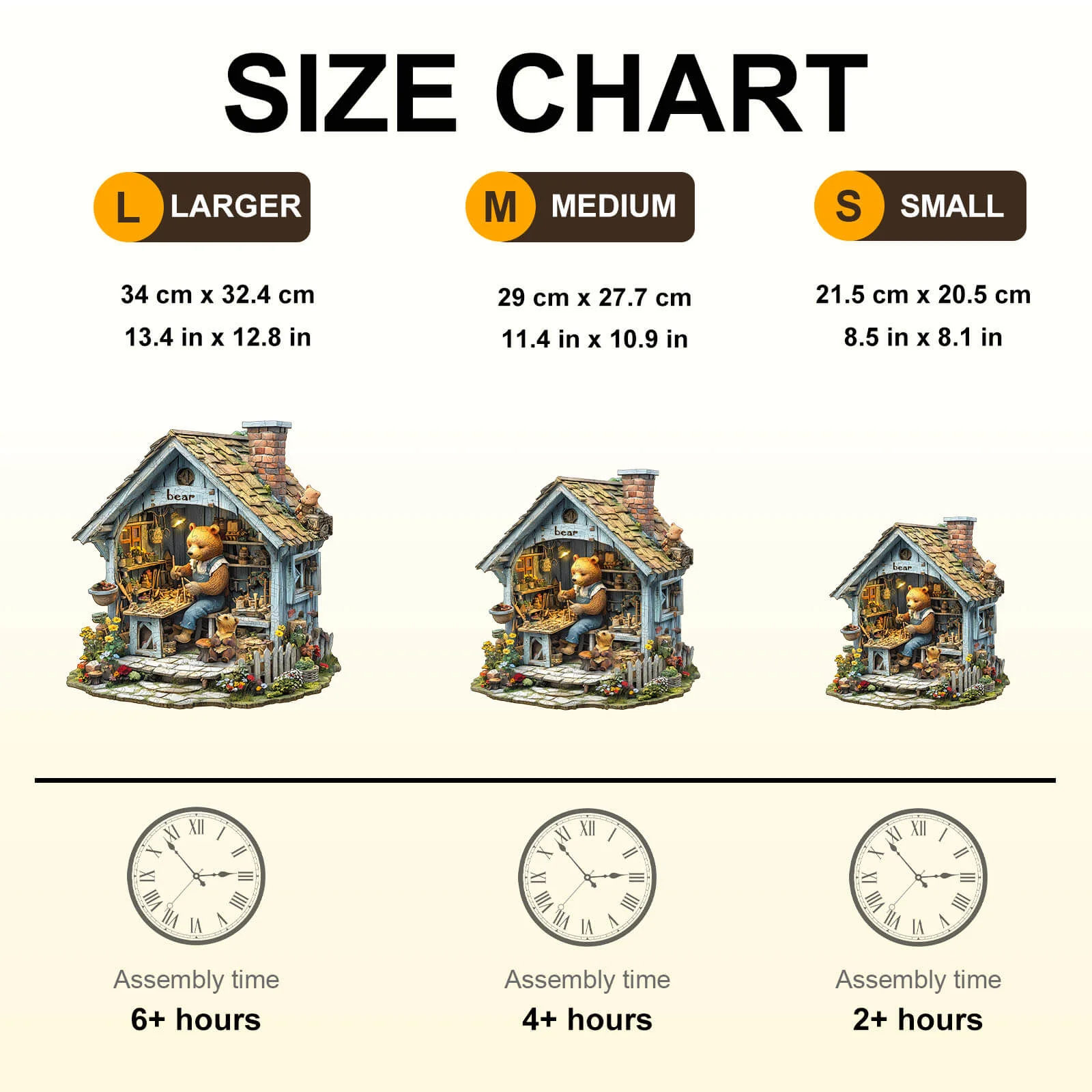 Bear Repair House Wooden Jigsaw Puzzle - Image 7