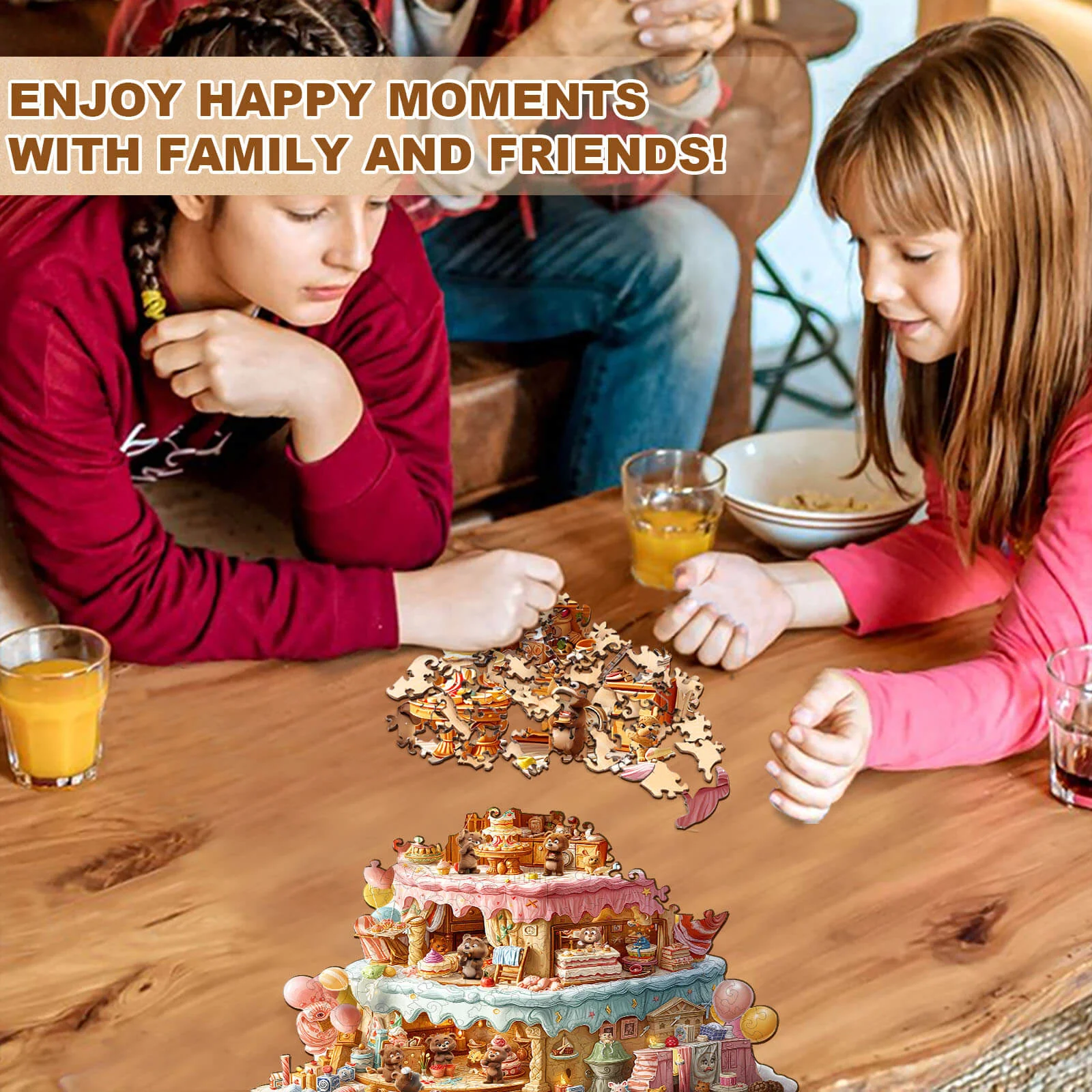 Bear's House - Birthday Wooden Jigsaw Puzzle - Image 9