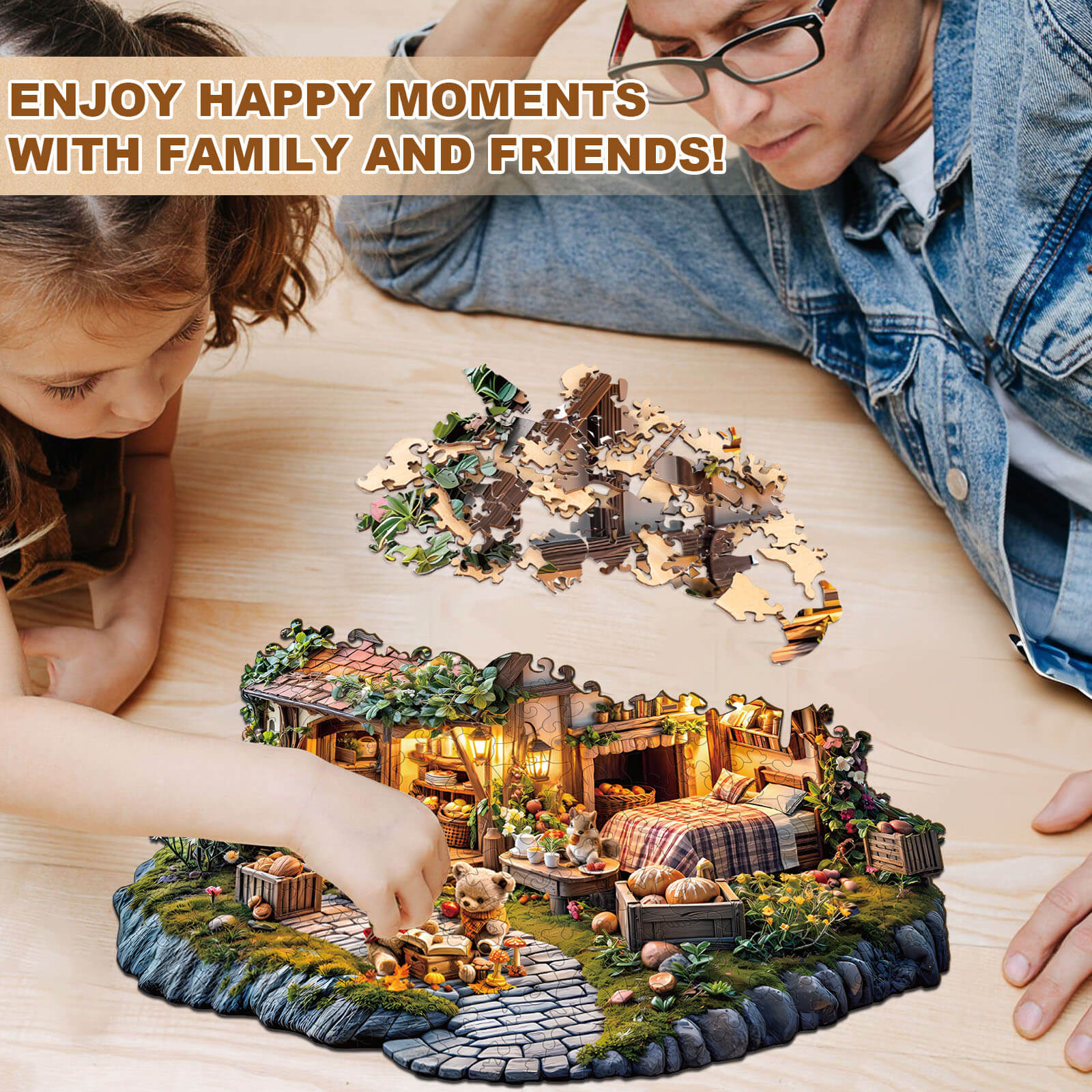 Bear's house Wooden Jigsaw Puzzle - Image 10