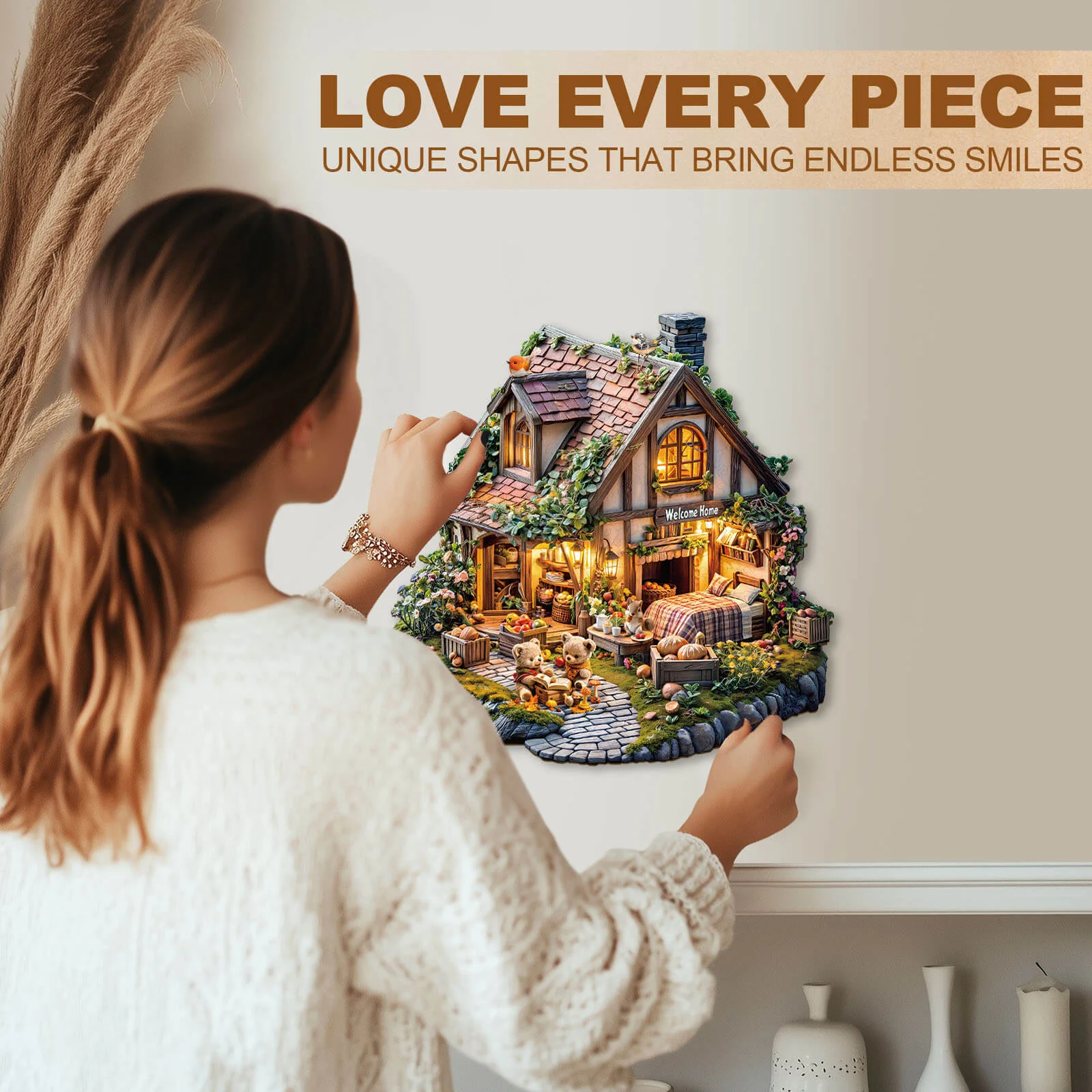 Bear's house Wooden Jigsaw Puzzle - Image 11