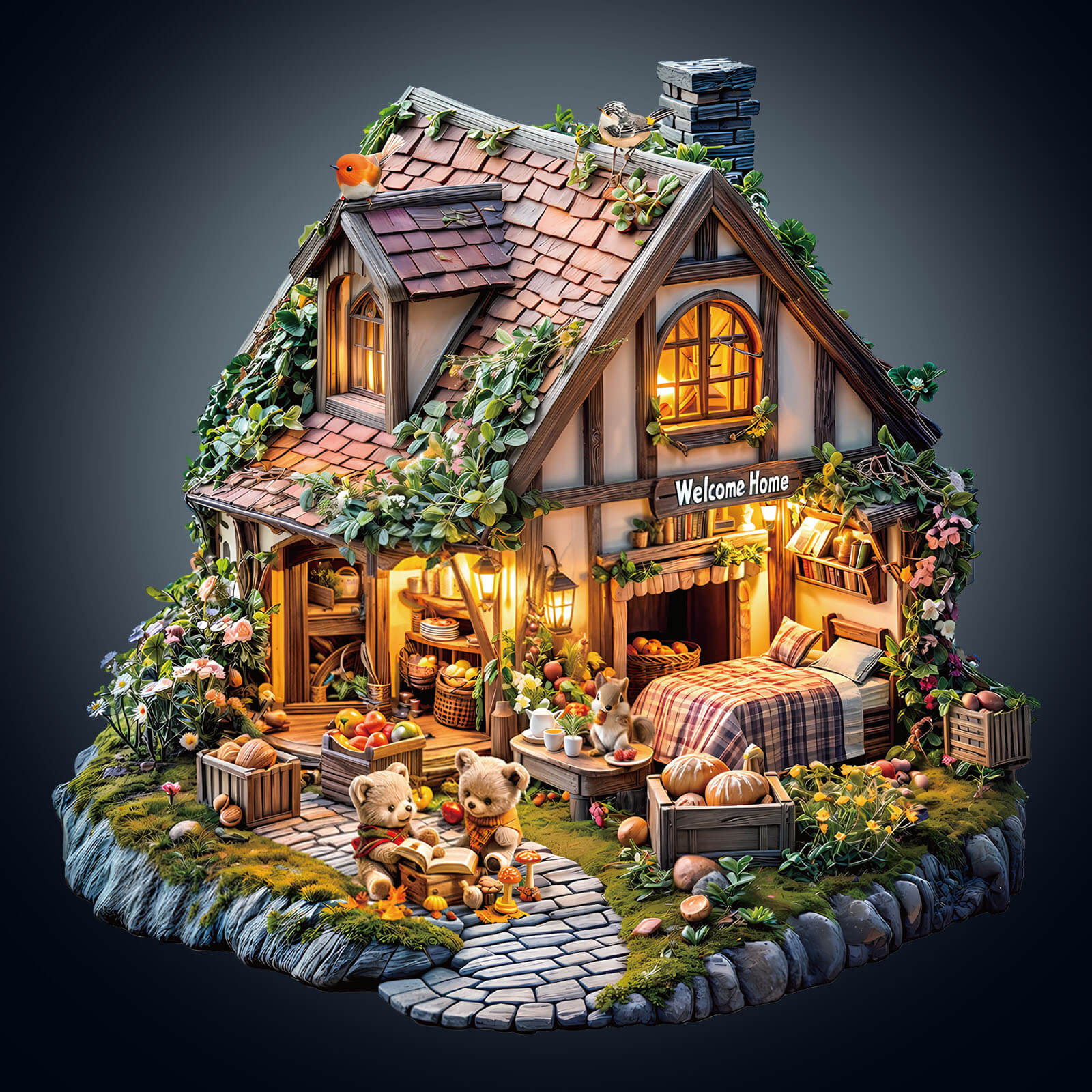 Bear's house Wooden Jigsaw Puzzle - Image 2