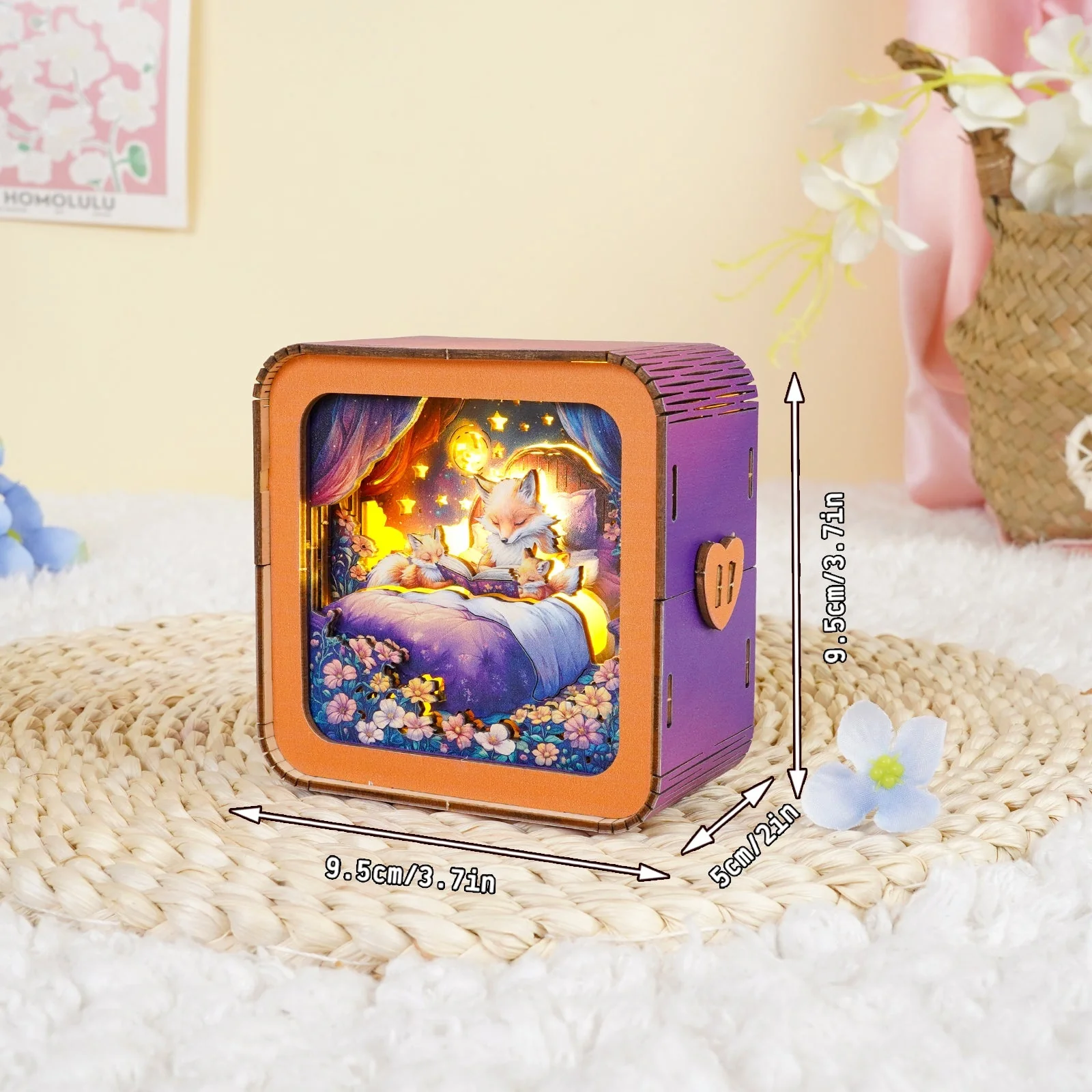 Bedtime Stories Kit - 3D Wooden Puzzle Night Light - Image 4
