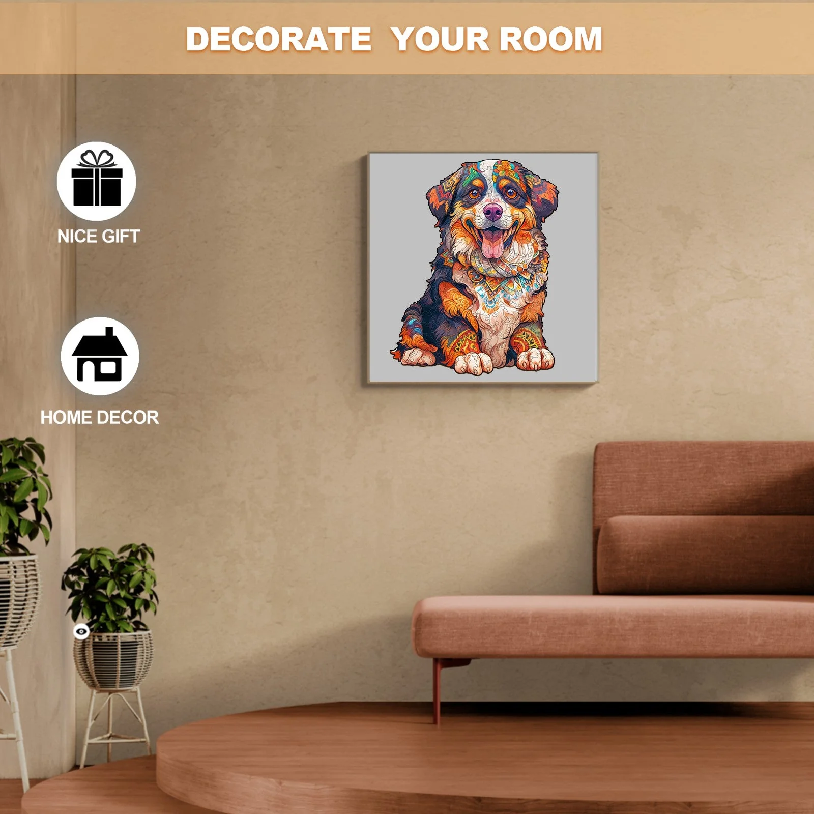 Bernese Mountain Dog Wooden Jigsaw Puzzle - Image 6