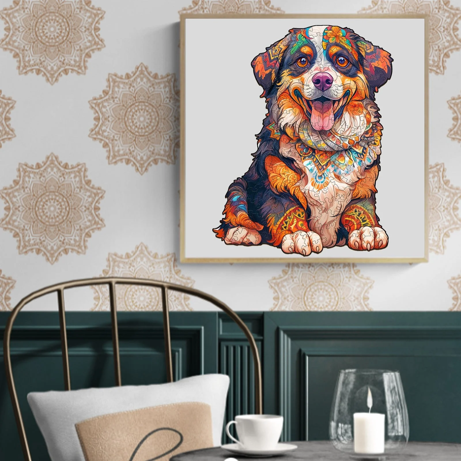 Bernese Mountain Dog Wooden Jigsaw Puzzle - Image 7