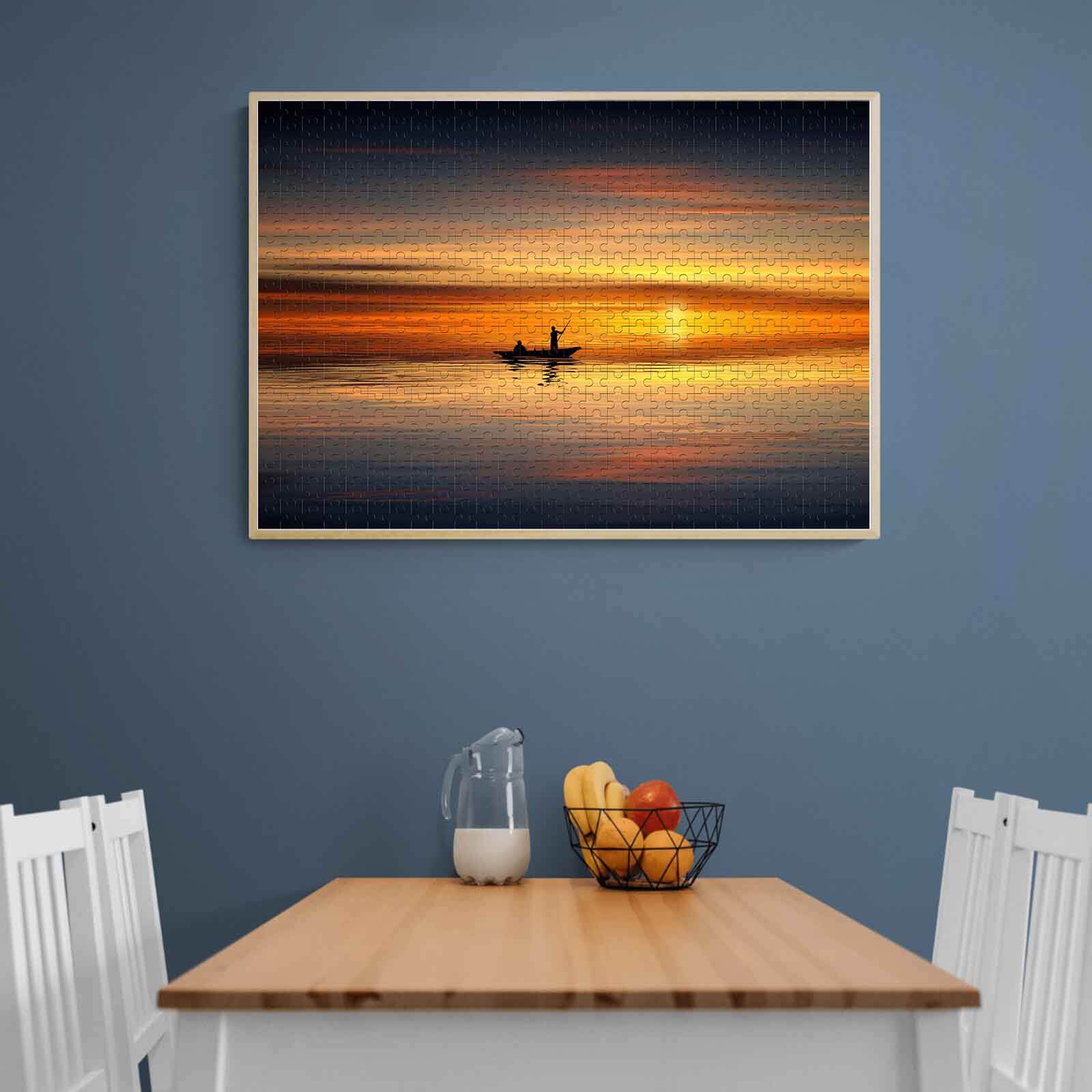 Boatman at Sunset 500 / 1000 Piece Puzzle - Image 6