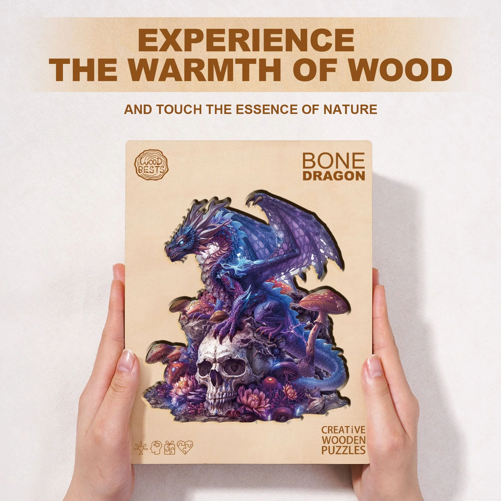 Bone Dragon Wooden Jigsaw Puzzle - Image 5
